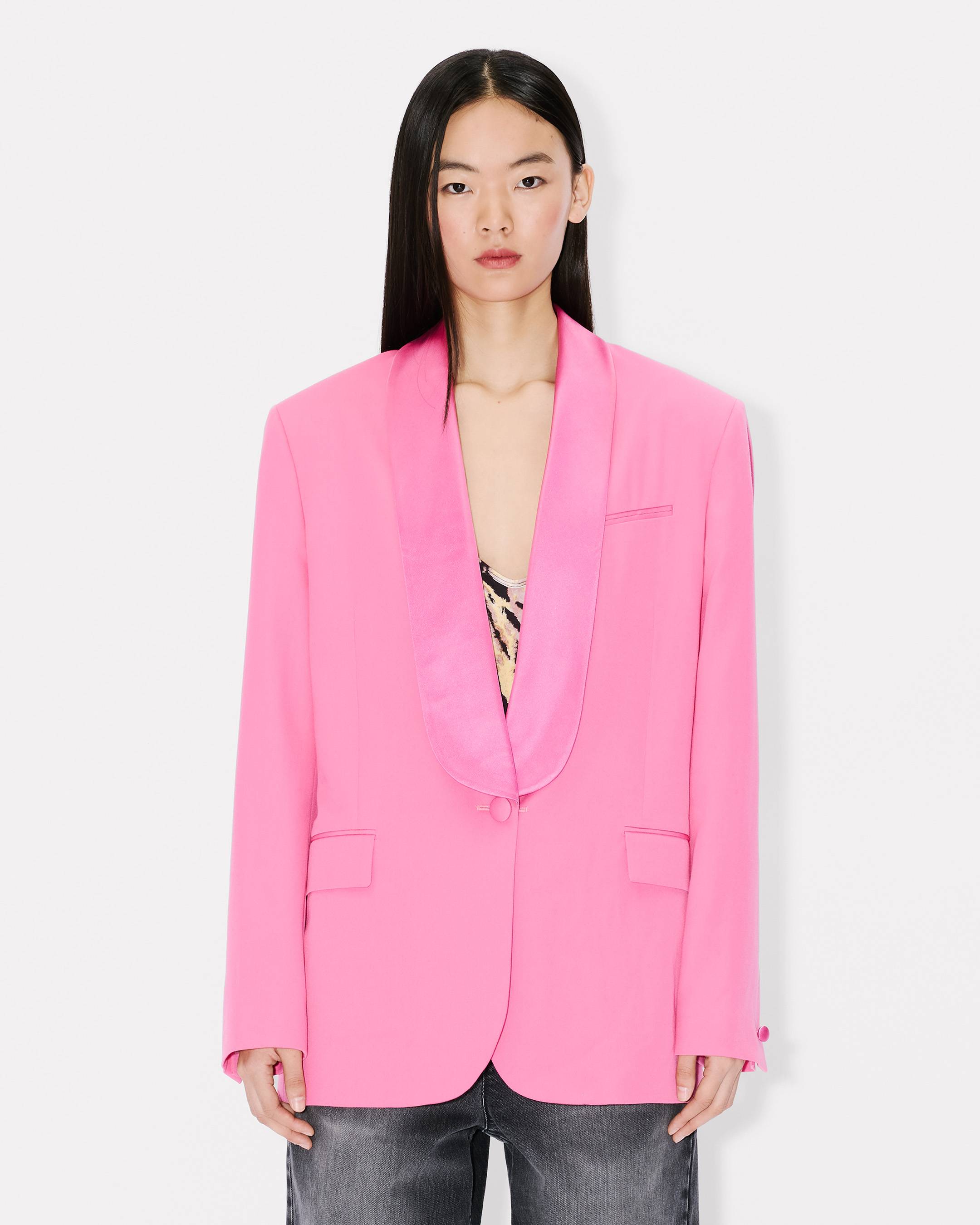 Evening blazer in virgin wool