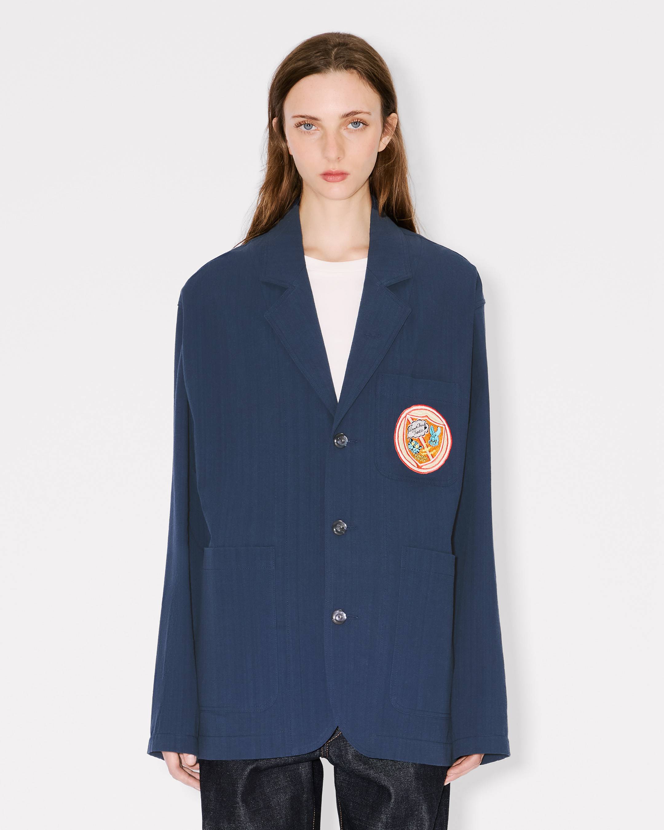 'KENZO Badges' ワークウエア ジャケット イン コットン