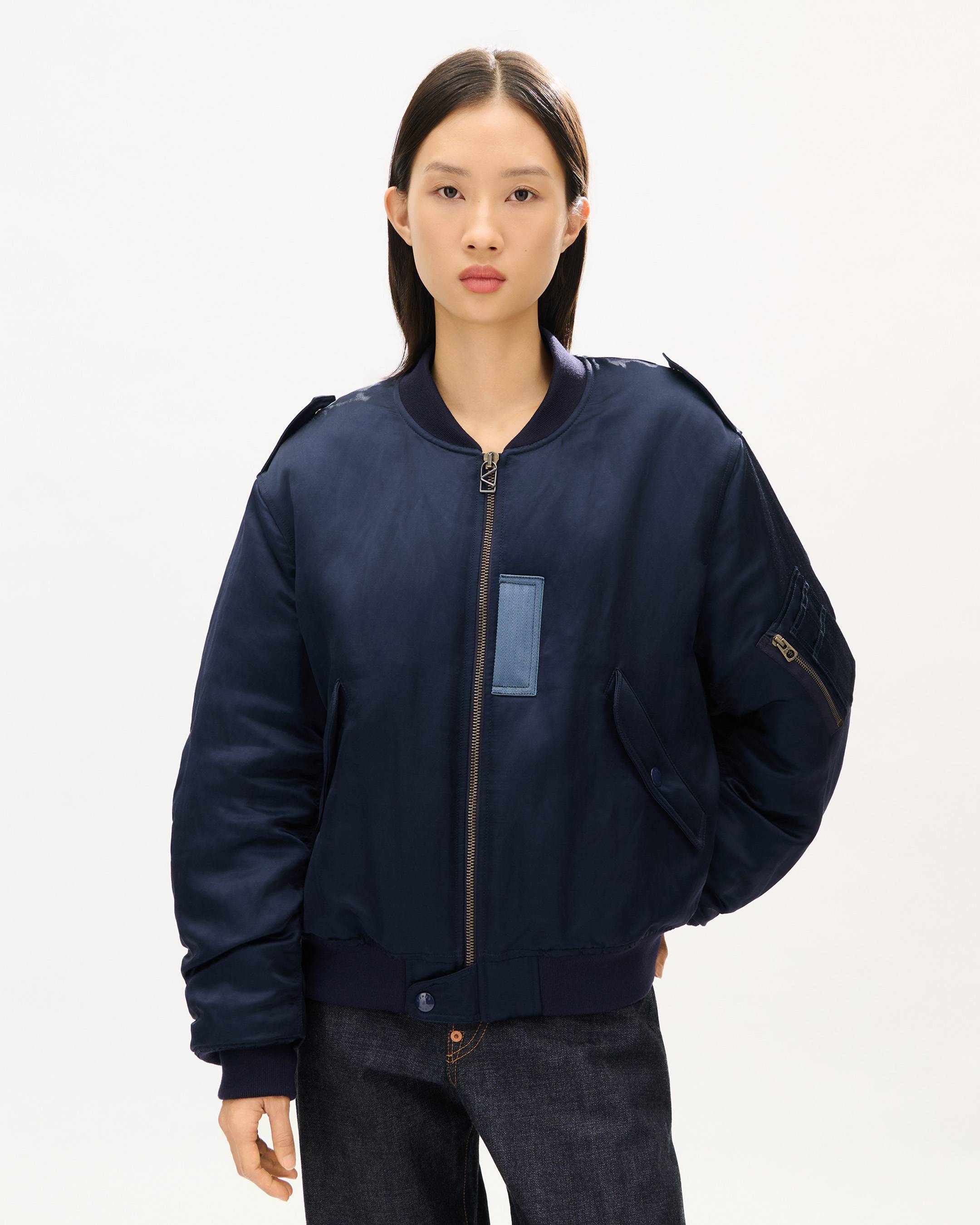 'KENZO Jungle Poem' ボンバー イン ミックス リネン