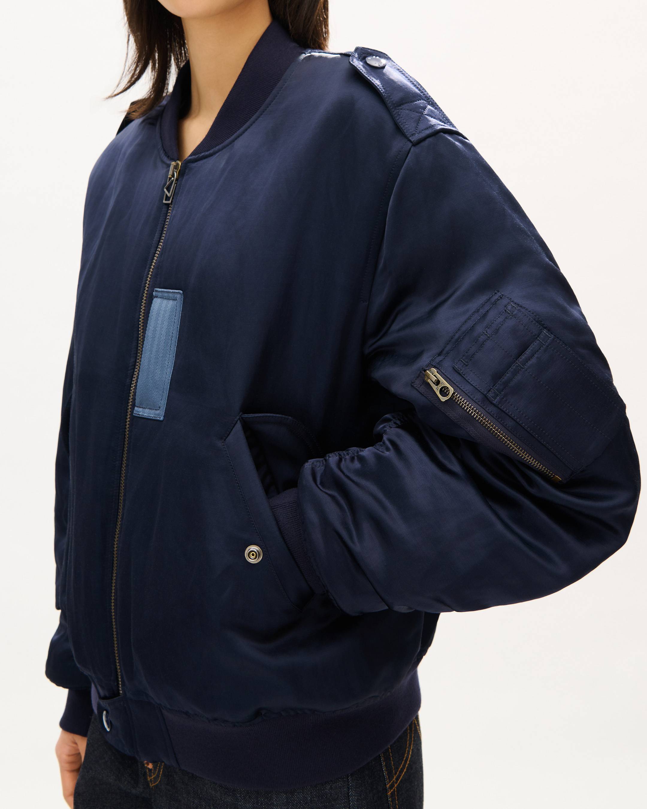 'KENZO Jungle Poem' ボンバー イン ミックス リネン