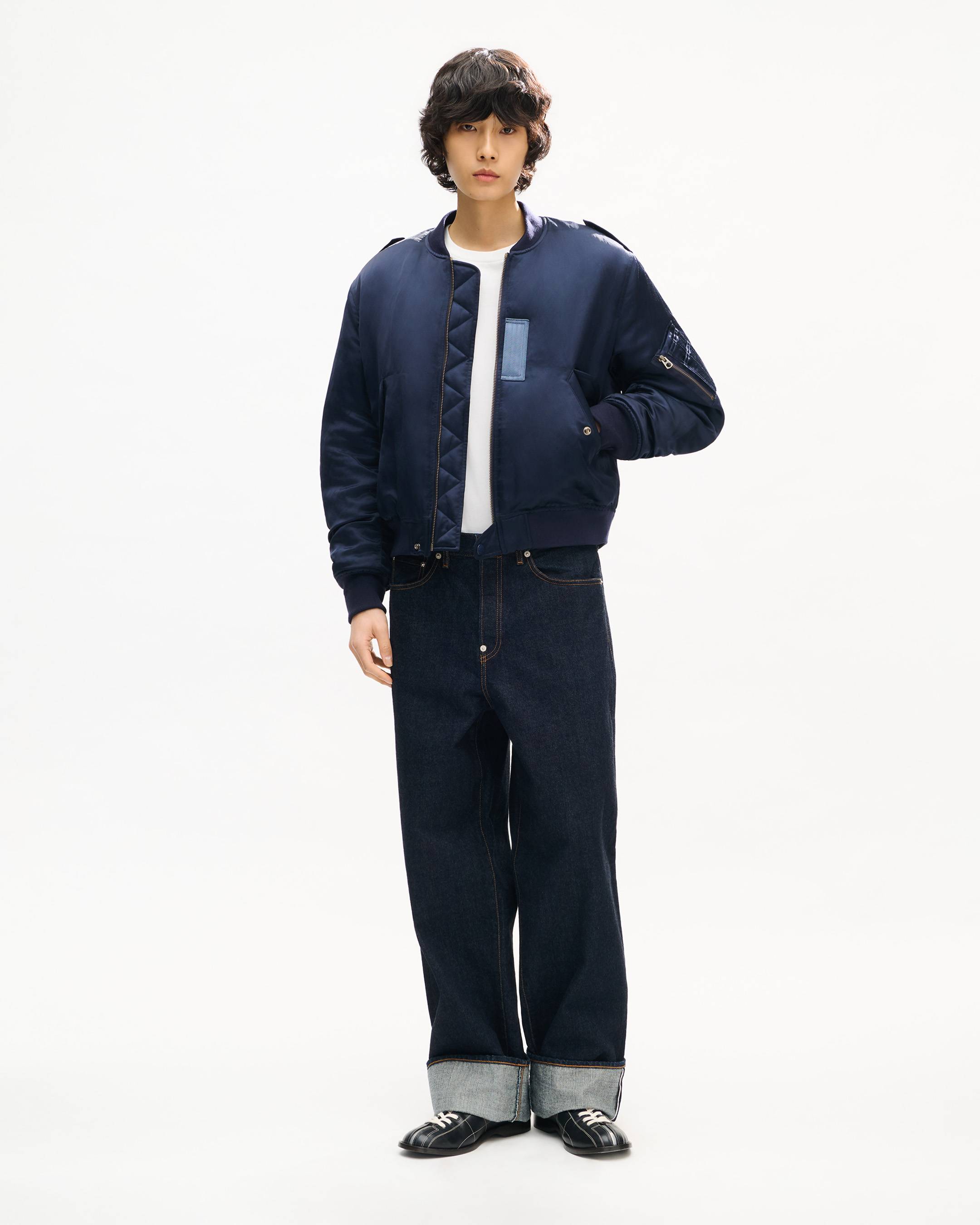 'KENZO Jungle Poem' ボンバー イン ミックス リネン