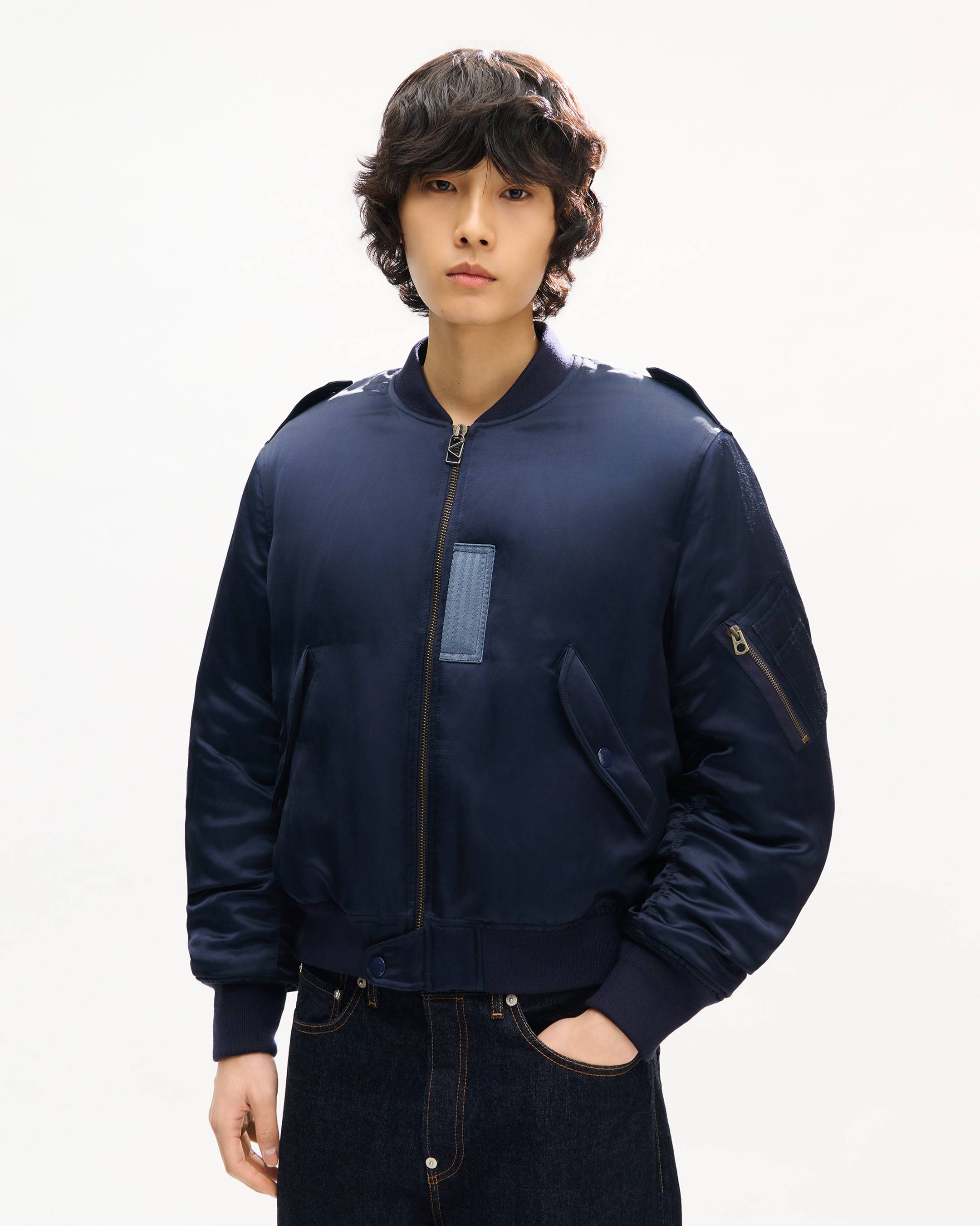 'KENZO Jungle Poem' ボンバー イン ミックス リネン