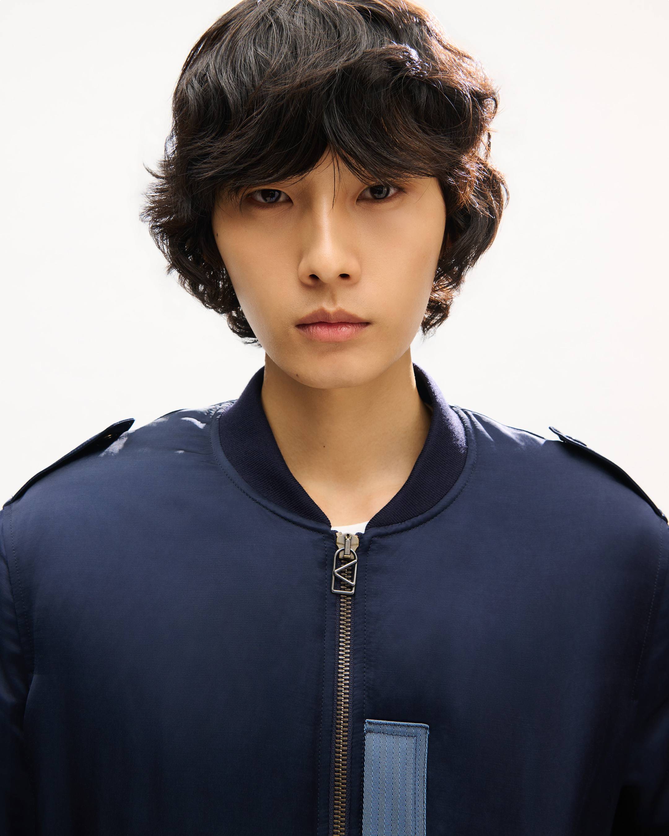 'KENZO Jungle Poem' ボンバー イン ミックス リネン