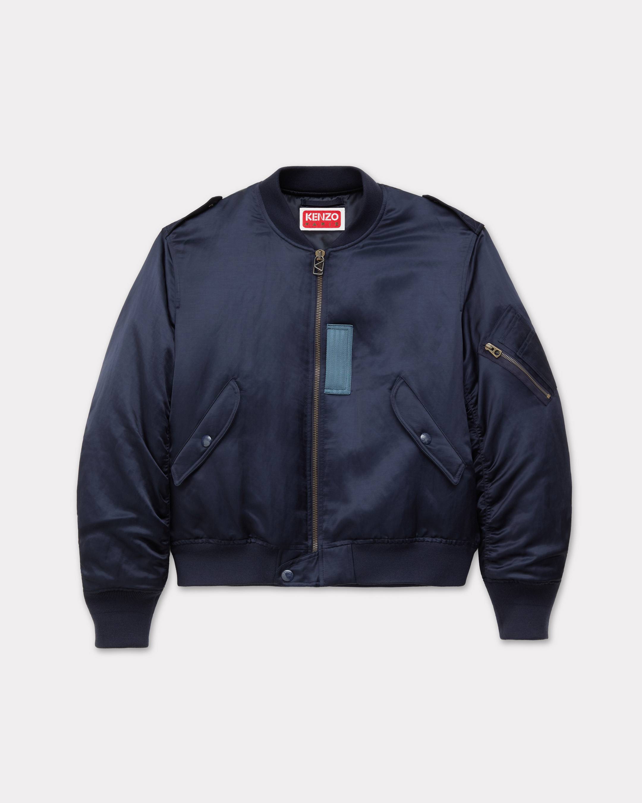 Unisex-Bomberjacke &bdquo;KENZO Jungle Poem&ldquo; aus Leinenmischung