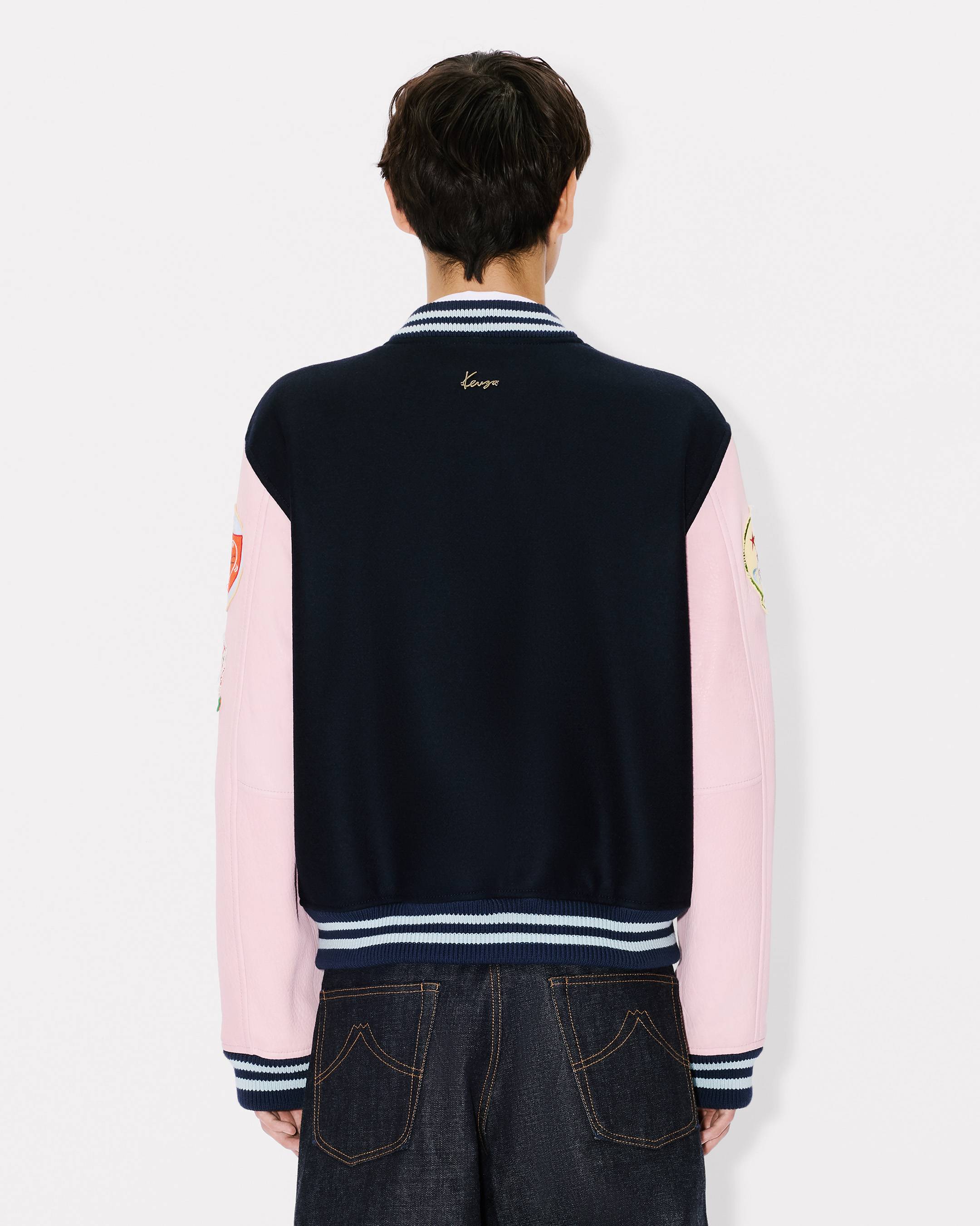 Veste varsity brod&eacute;e 'KENZO Badges' en laine