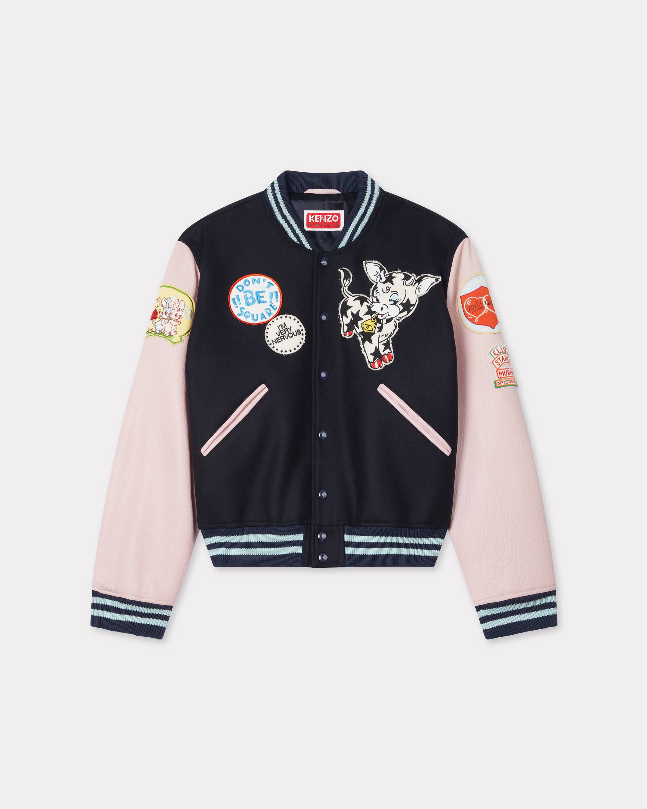 Veste varsity brod&eacute;e 'KENZO Badges' en laine