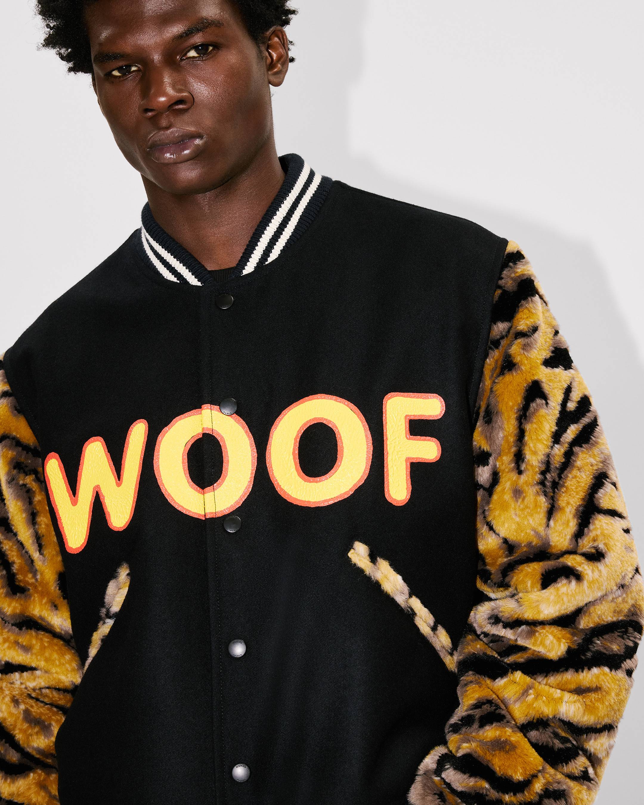 KENZO Tiger' バーシティ ジャケット イン バージン ウール ユニ