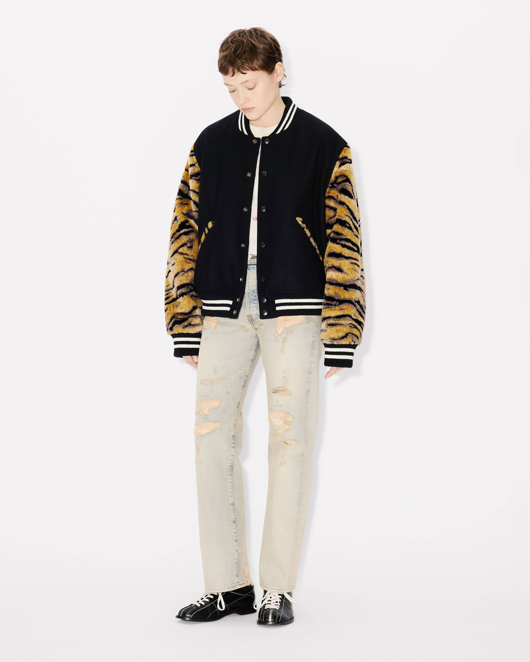 KENZO Tiger' genderless varsity jacket in virgin wool | Men's | KENZO