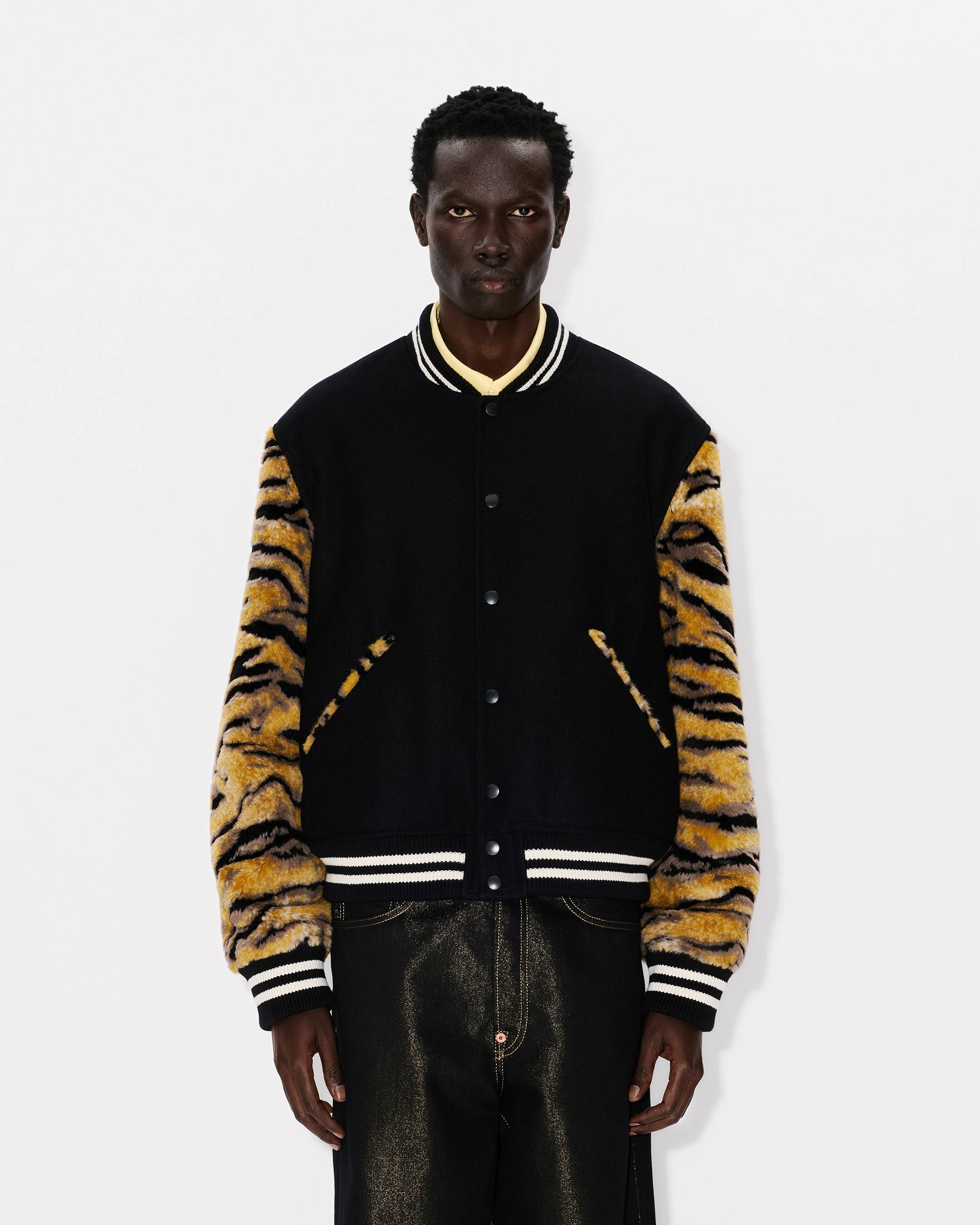 KENZO Tiger' genderless varsity jacket in virgin wool | Men's | KENZO