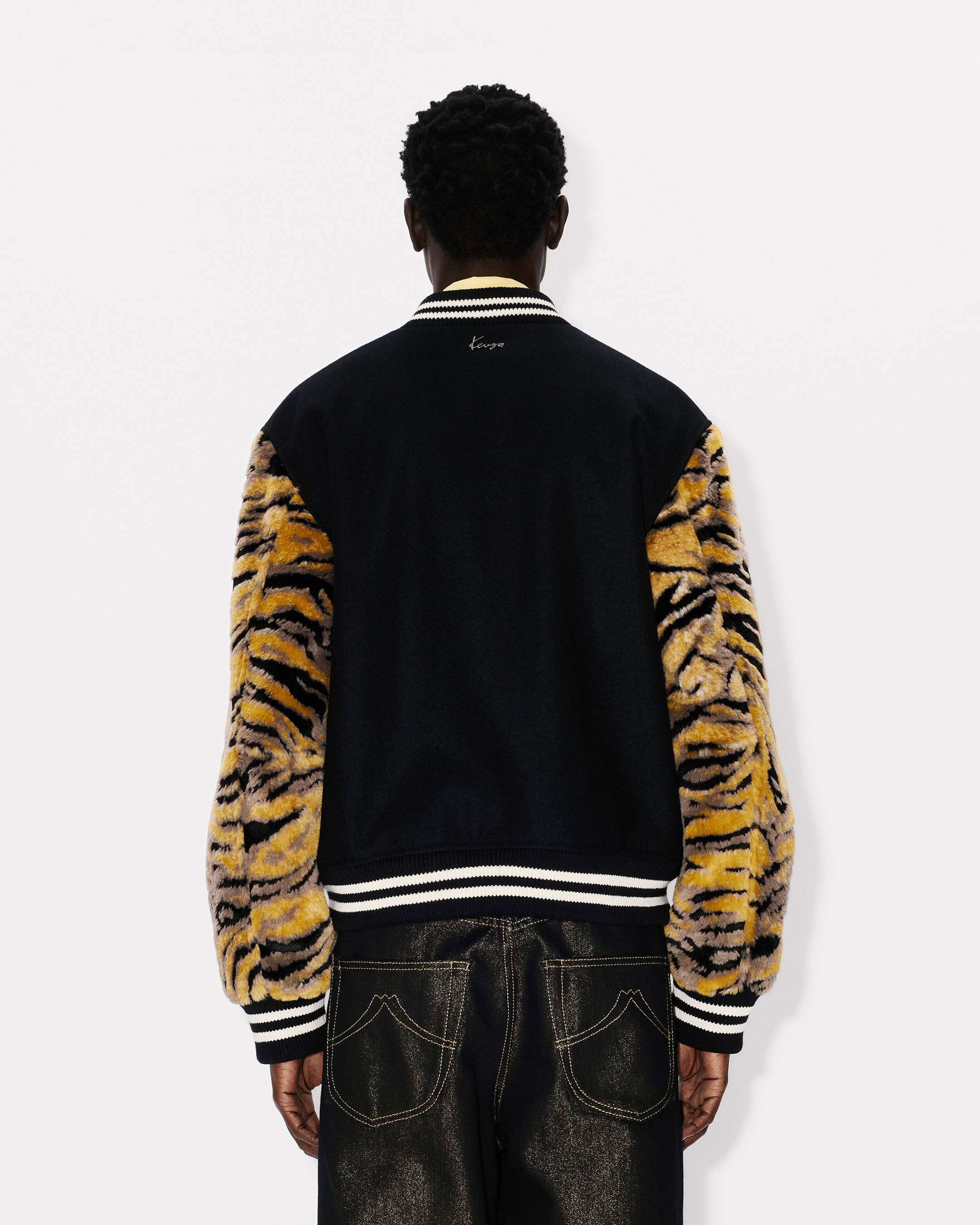 KENZO Tiger' genderless varsity jacket in virgin wool | Men's | KENZO