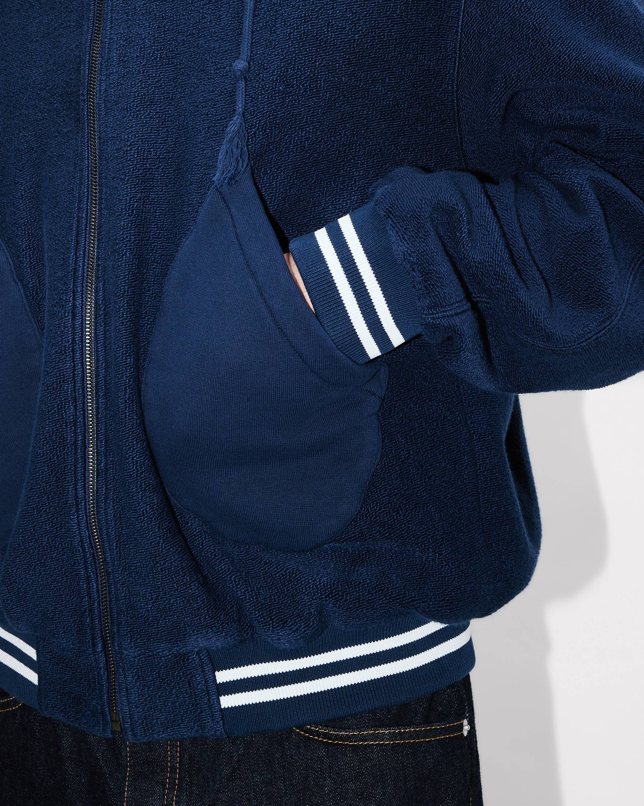 'KENZO Badges' embroidered afterhood blouson in cotton