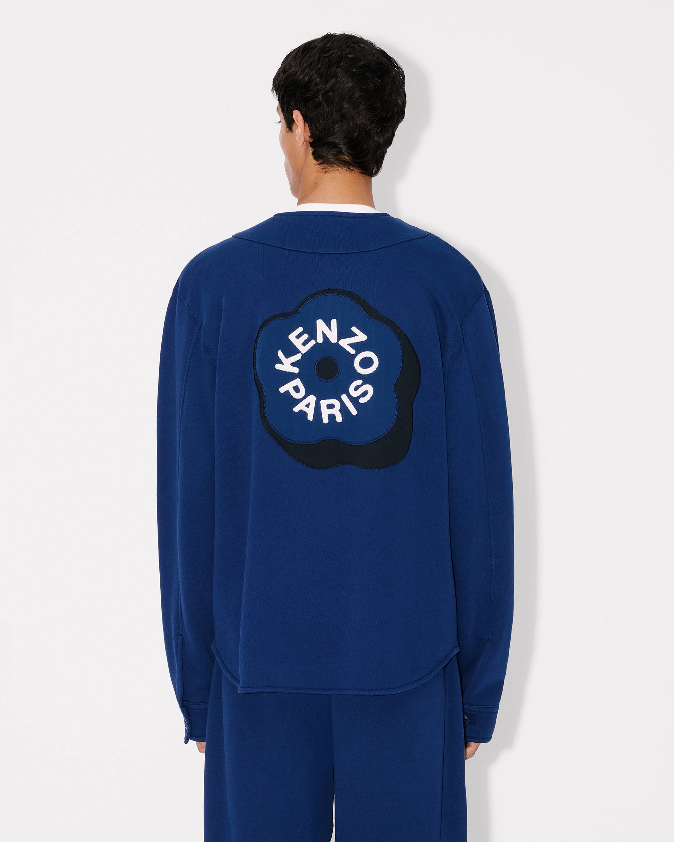 'Boke Flower 2.0' embroidered zip up cardigan in cotton