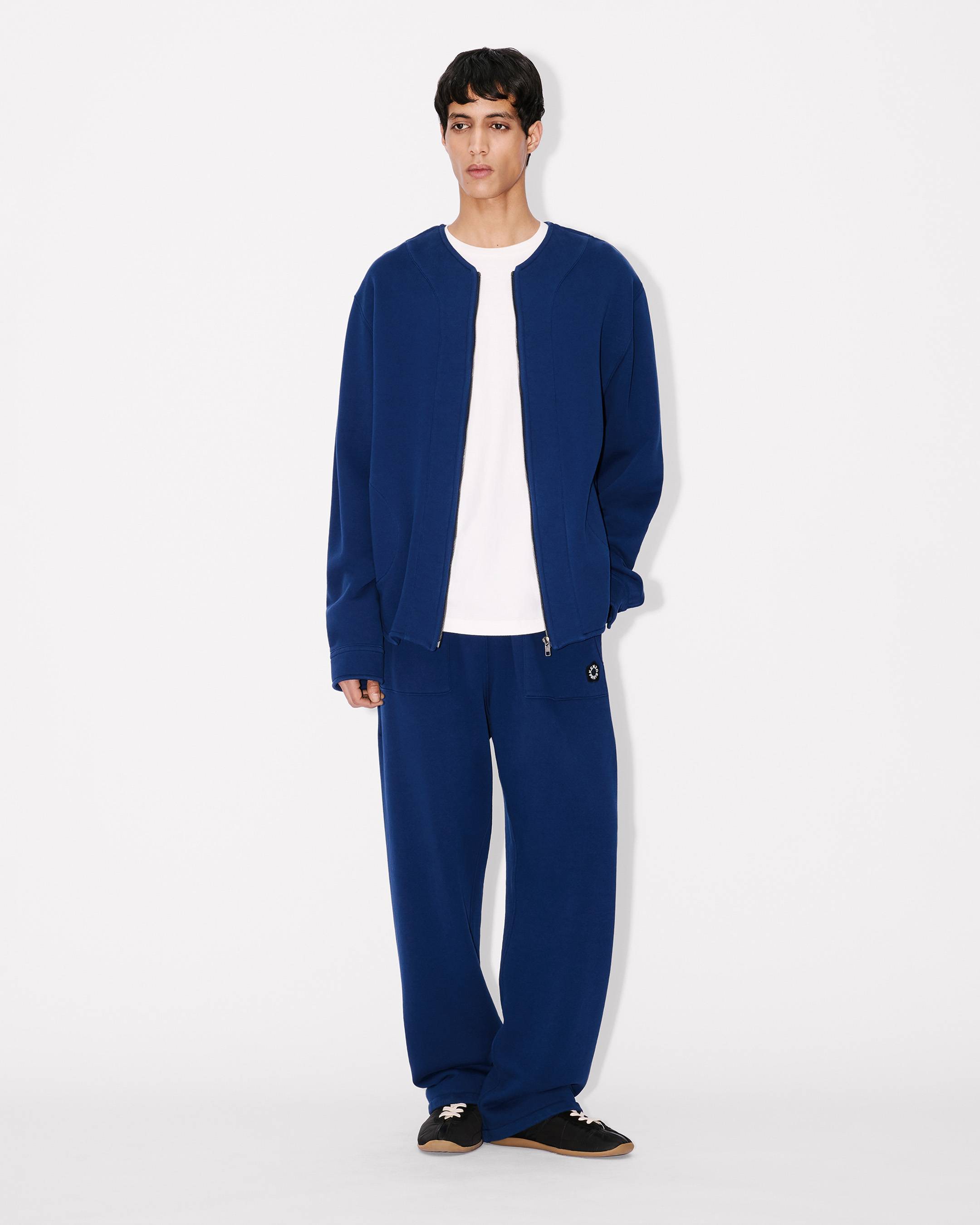 'Boke Flower 2.0' embroidered zip up cardigan in cotton