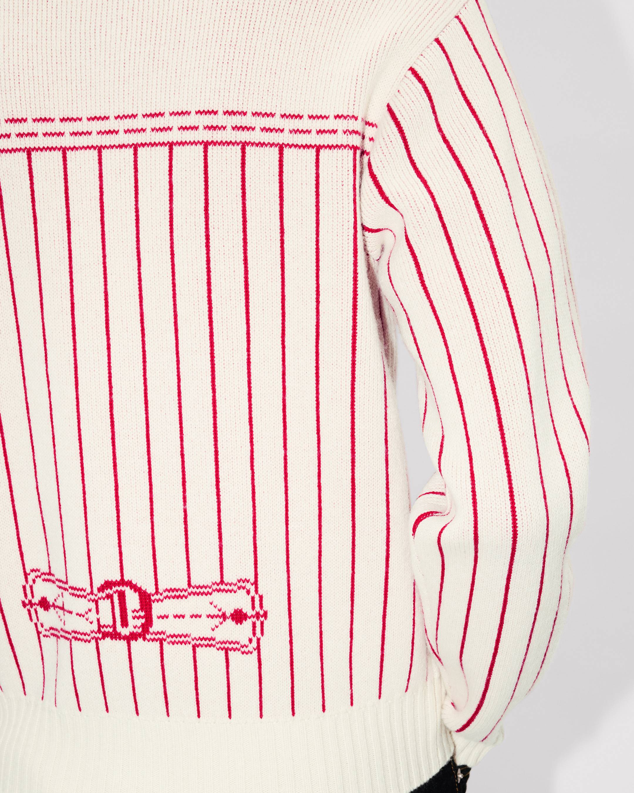 'KENZO Trompe L'oeil' cardigan in cotton wool