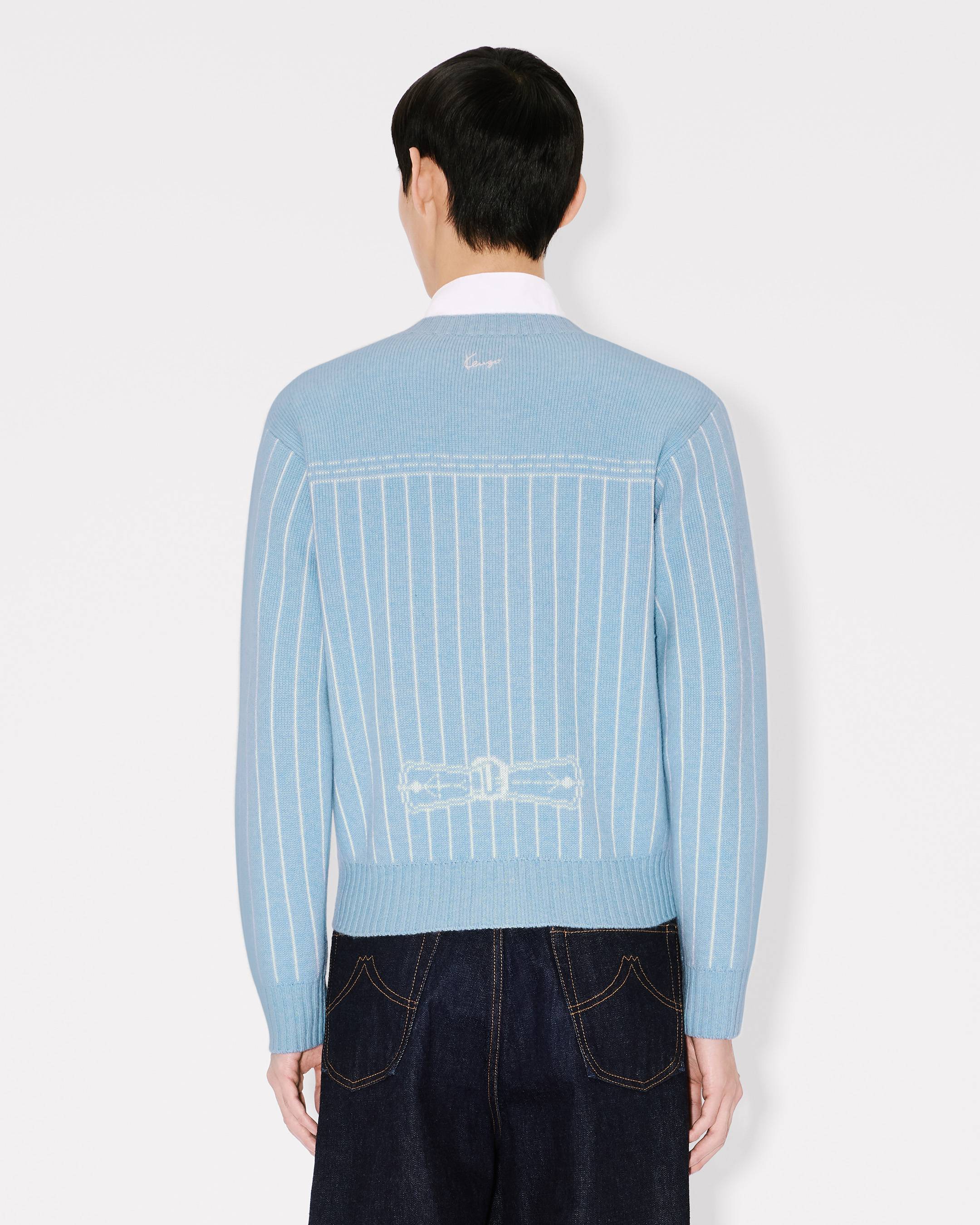 'KENZO Trompe L'oeil' cardigan in cotton wool