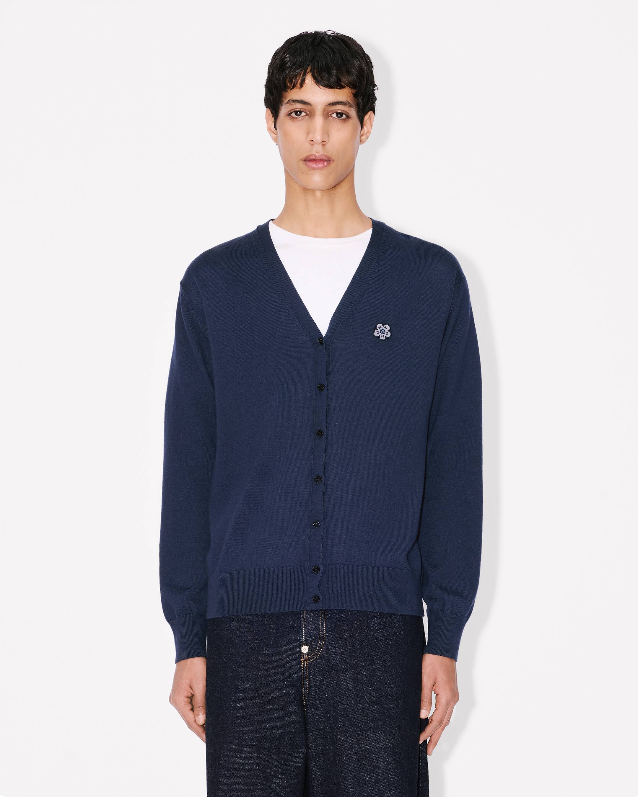 'Boke Flower' cardigan in merino wool