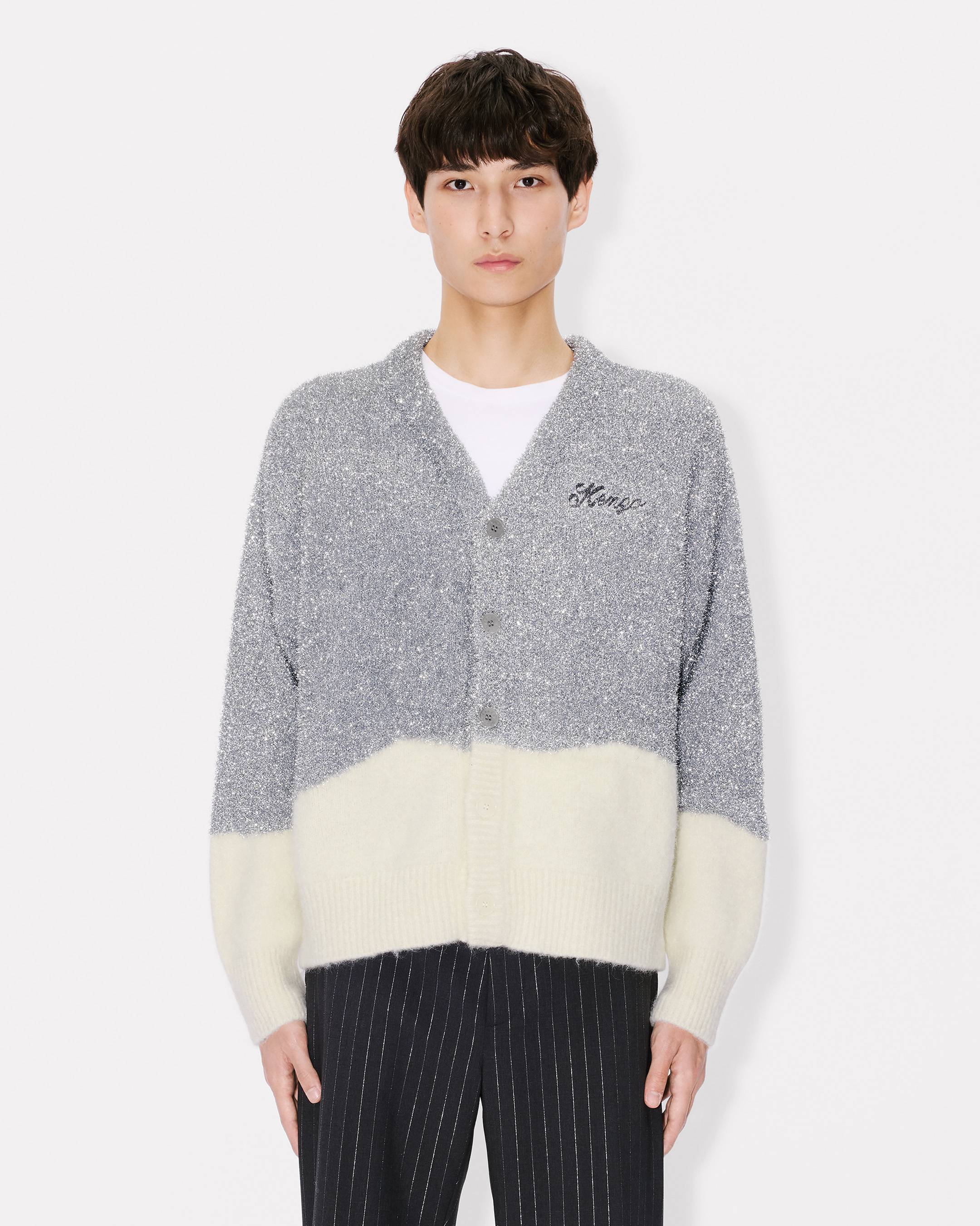 'KENZO Winter Holidays' tinsel cardigan in mixed wool