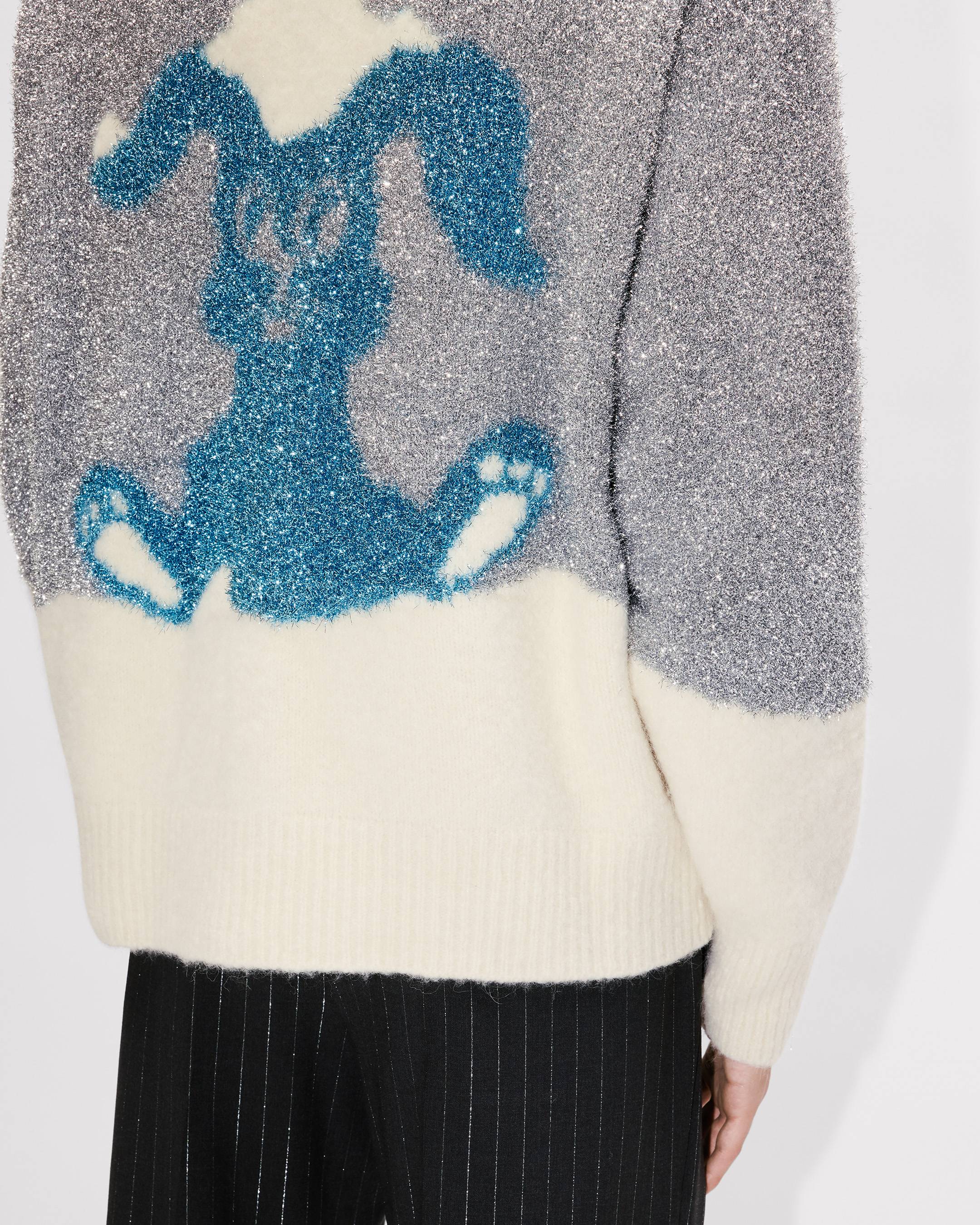 'KENZO Winter Holidays' tinsel cardigan mixed wool