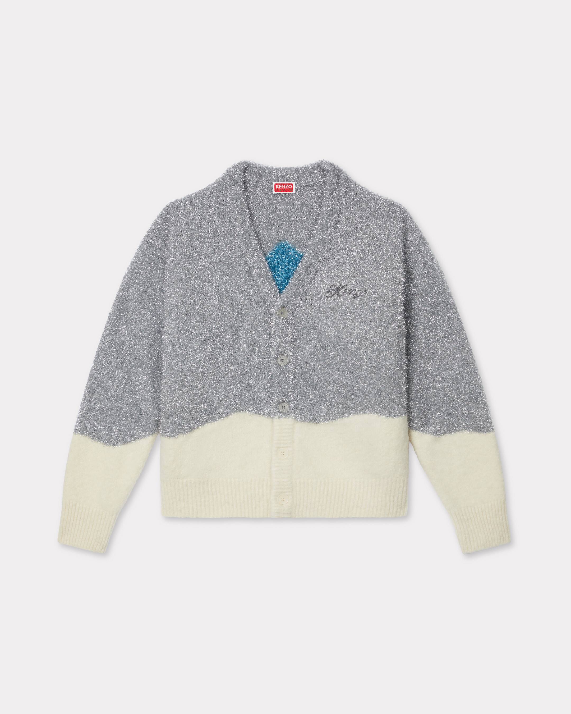 'KENZO Winter Holidays' tinsel cardigan in mixed wool