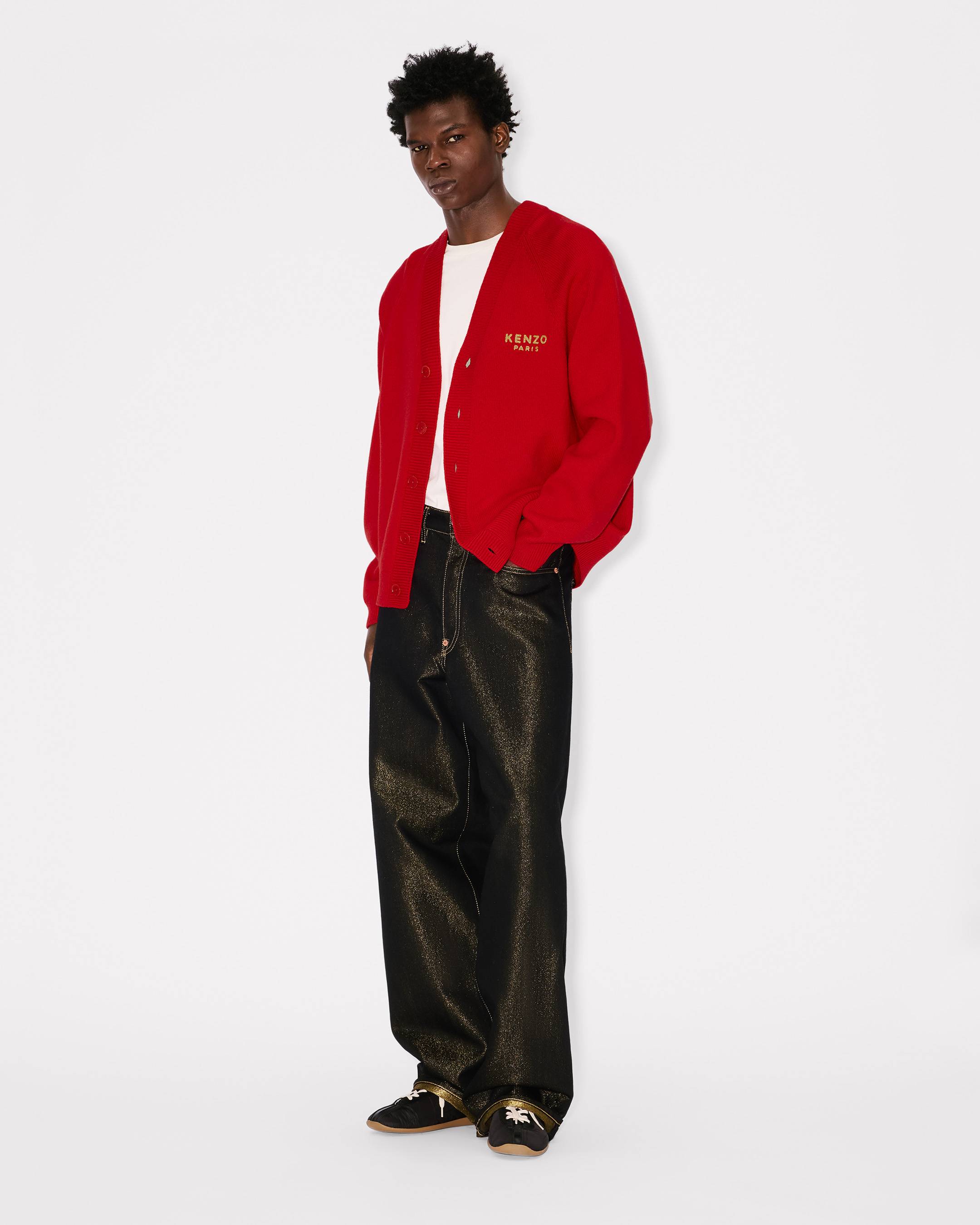 'Boke Flower' cardigan wool