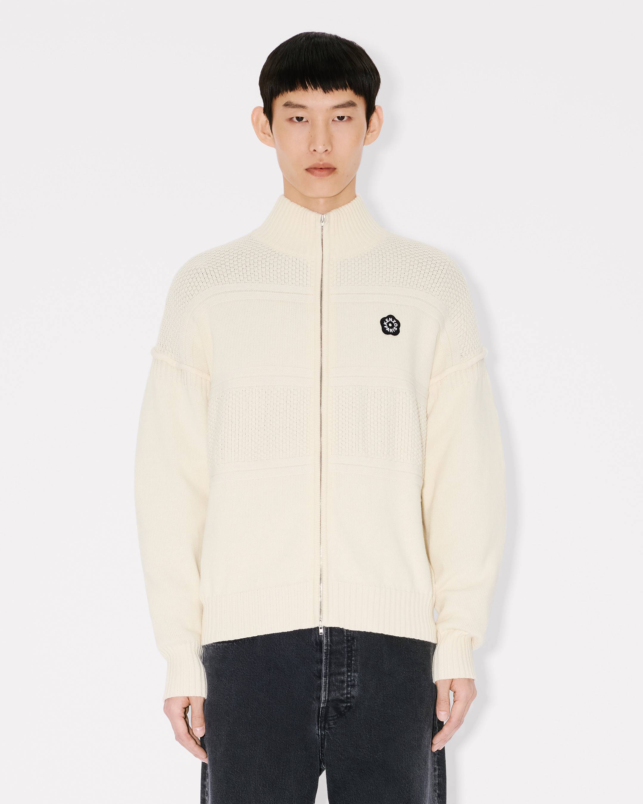 'Boke Flower 2.0' embroidered cardigan cotton and wool