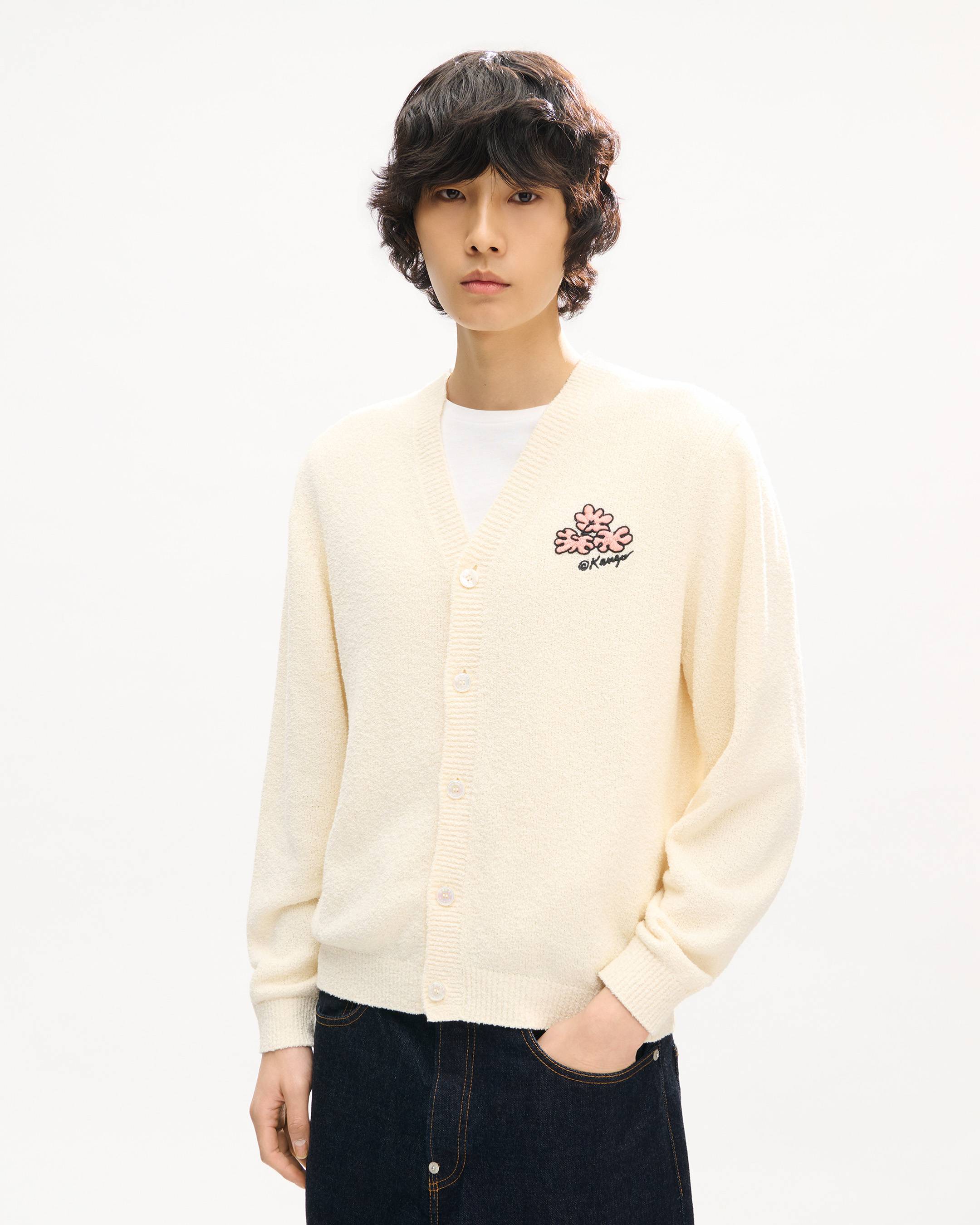 'KENZO Cartoon' カーディガン イン スポンジー コットン