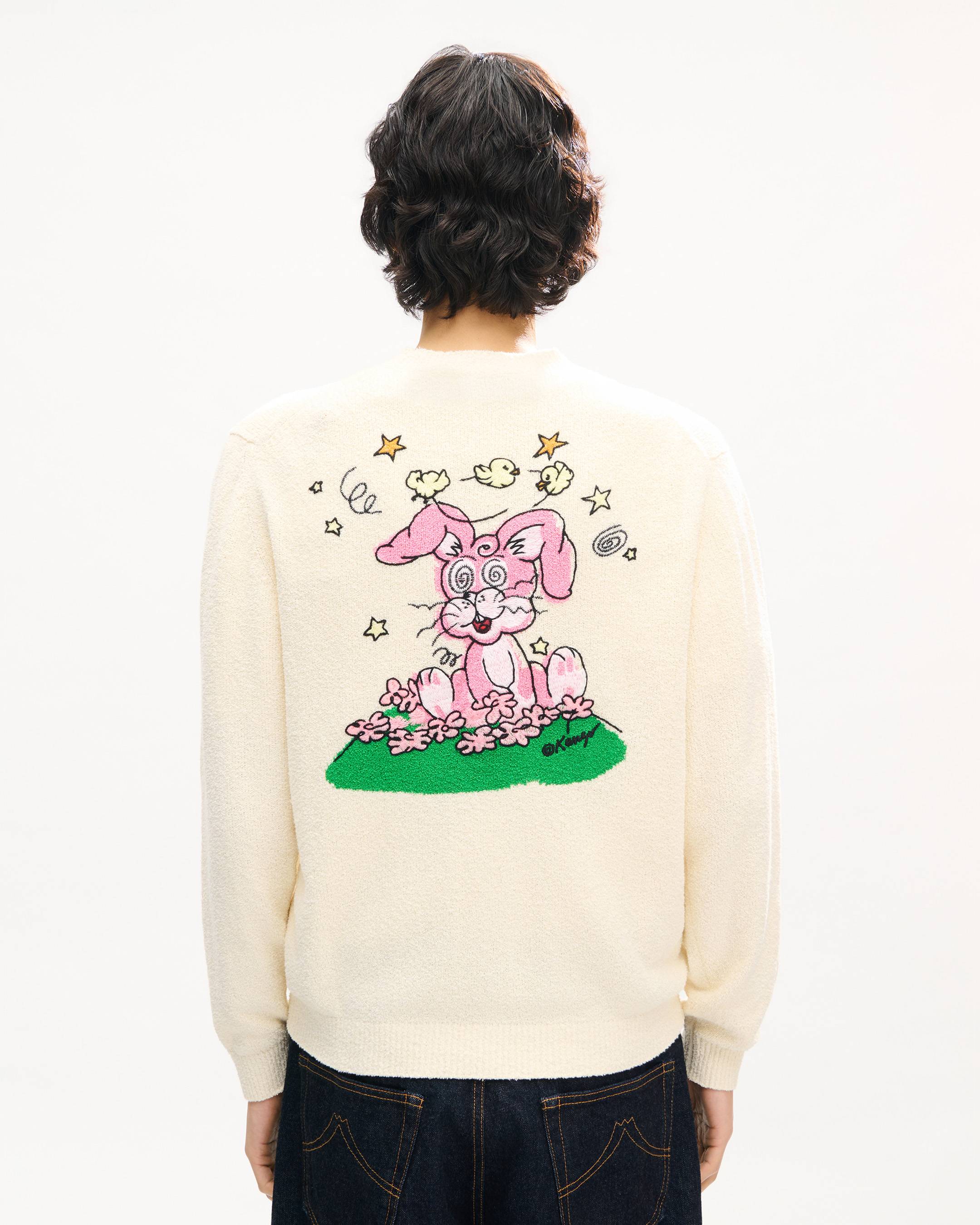 'KENZO Cartoon' カーディガン イン スポンジー コットン