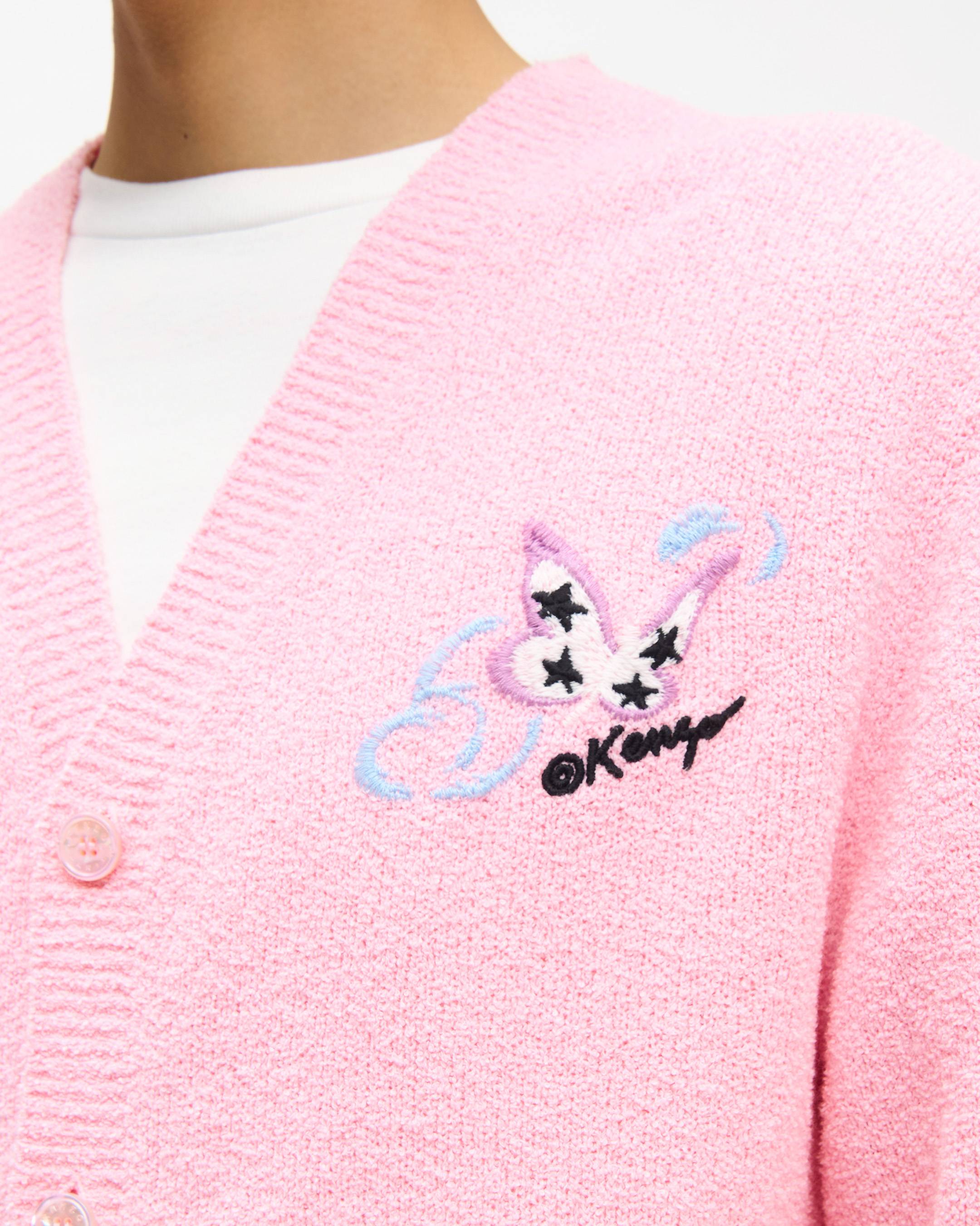'KENZO Cartoon' cardigan in spongy cotton