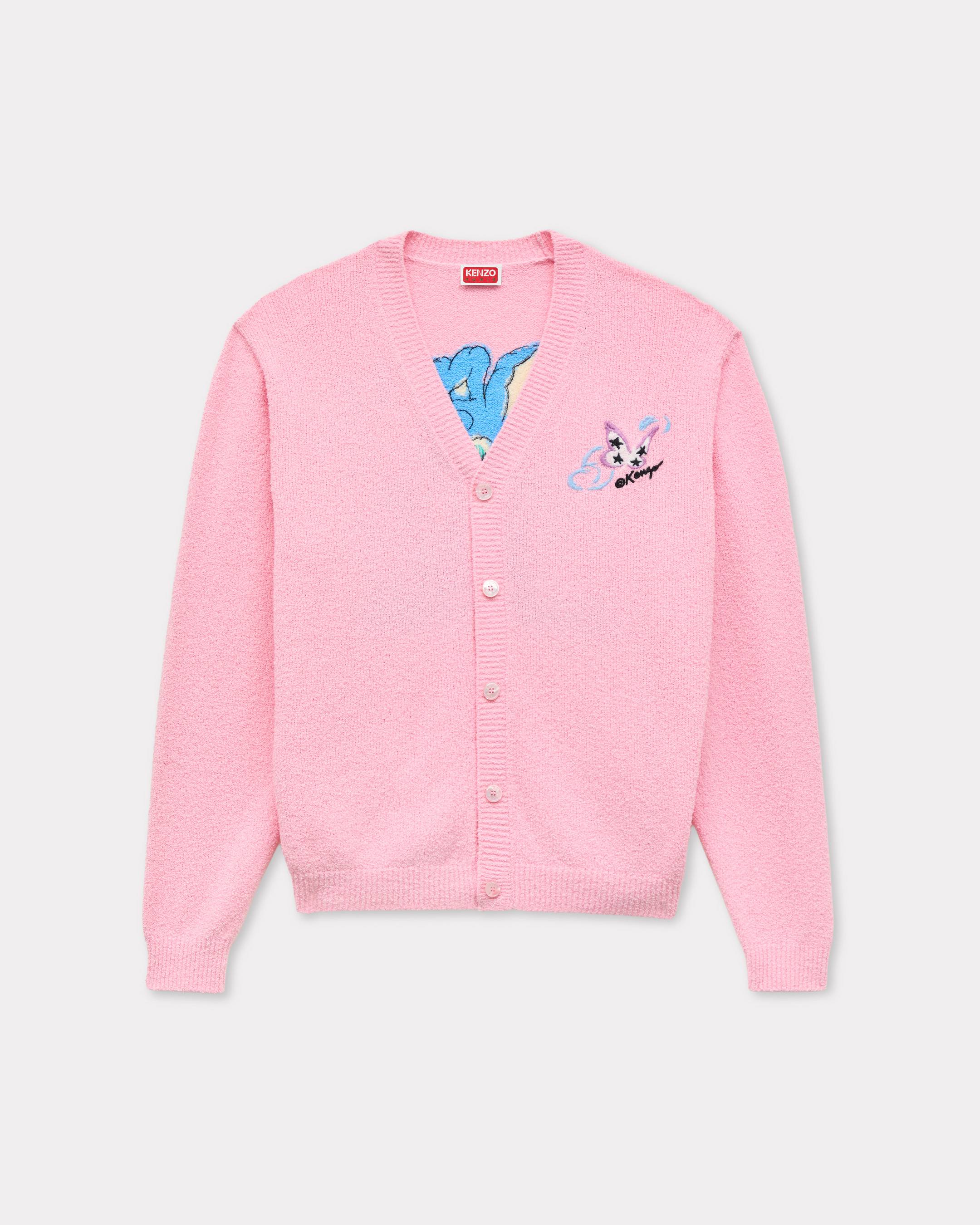 'KENZO Cartoon' cardigan in spongy cotton