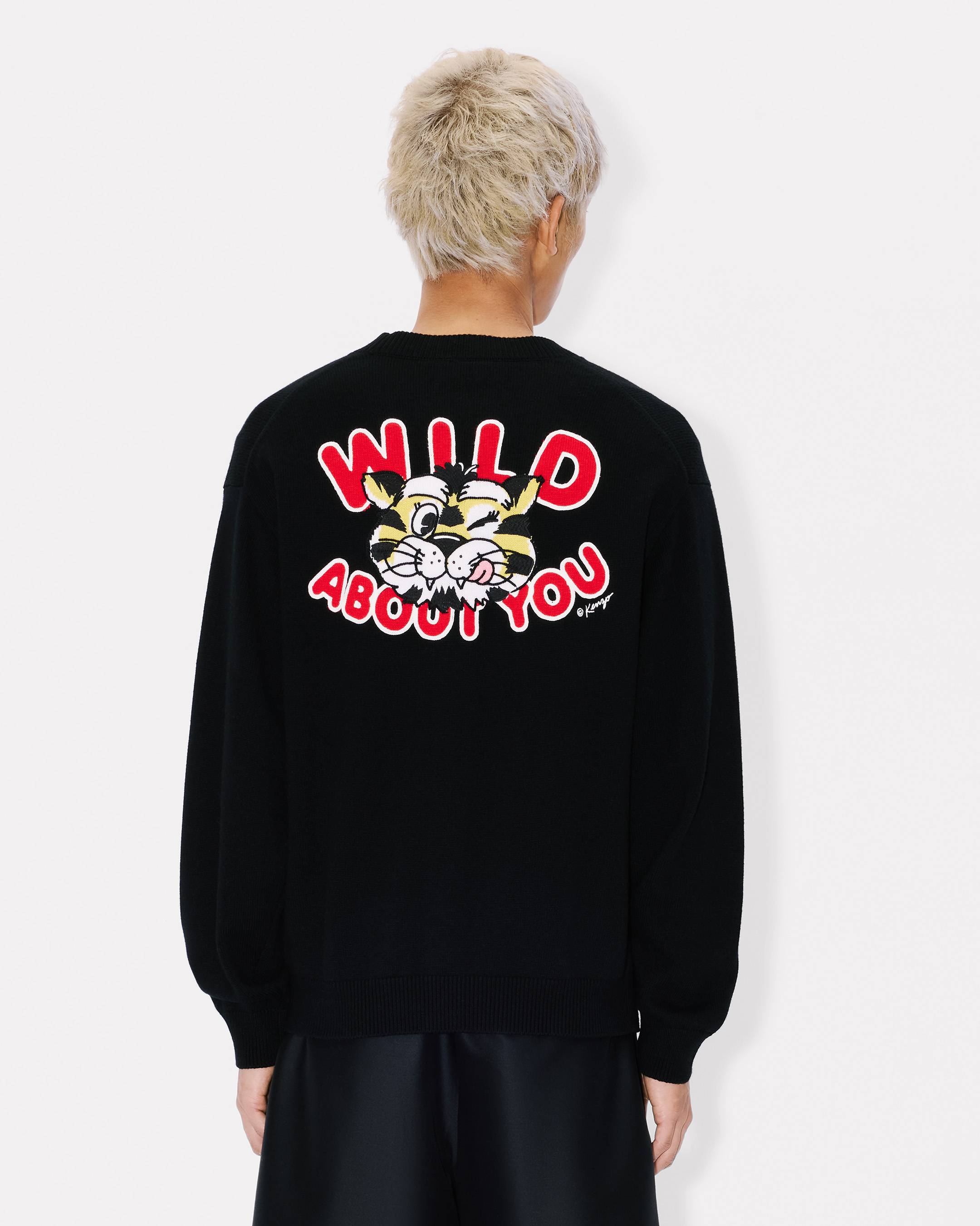 'KENZO Wild Tiger' cardigan wool cotton