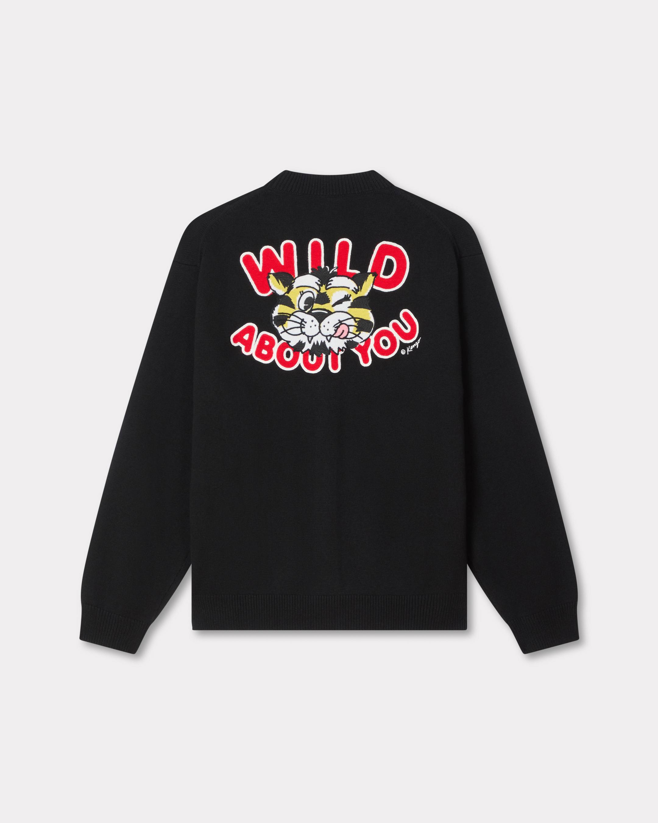 'KENZO Wild Tiger' cardigan wool cotton
