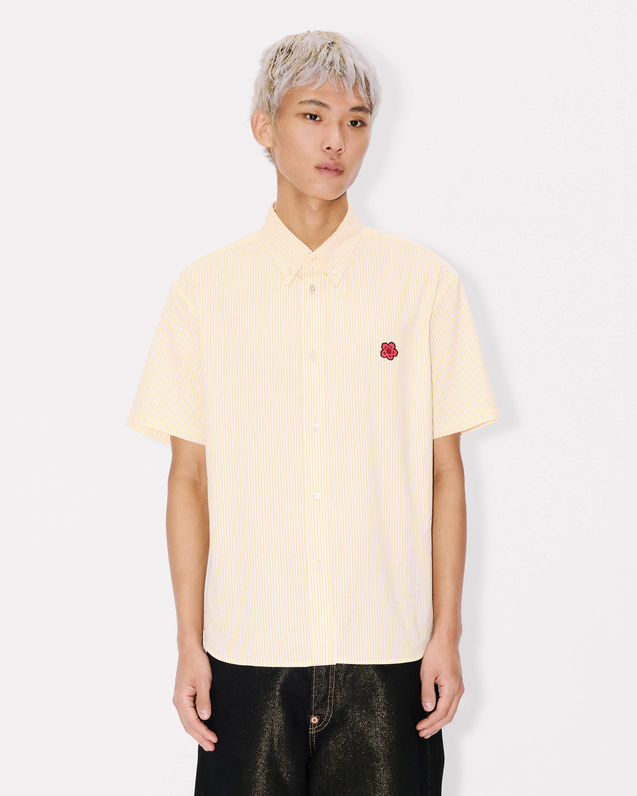 Boke Flower' short sleeve shirt in cotton seersucker | Men's | KENZO