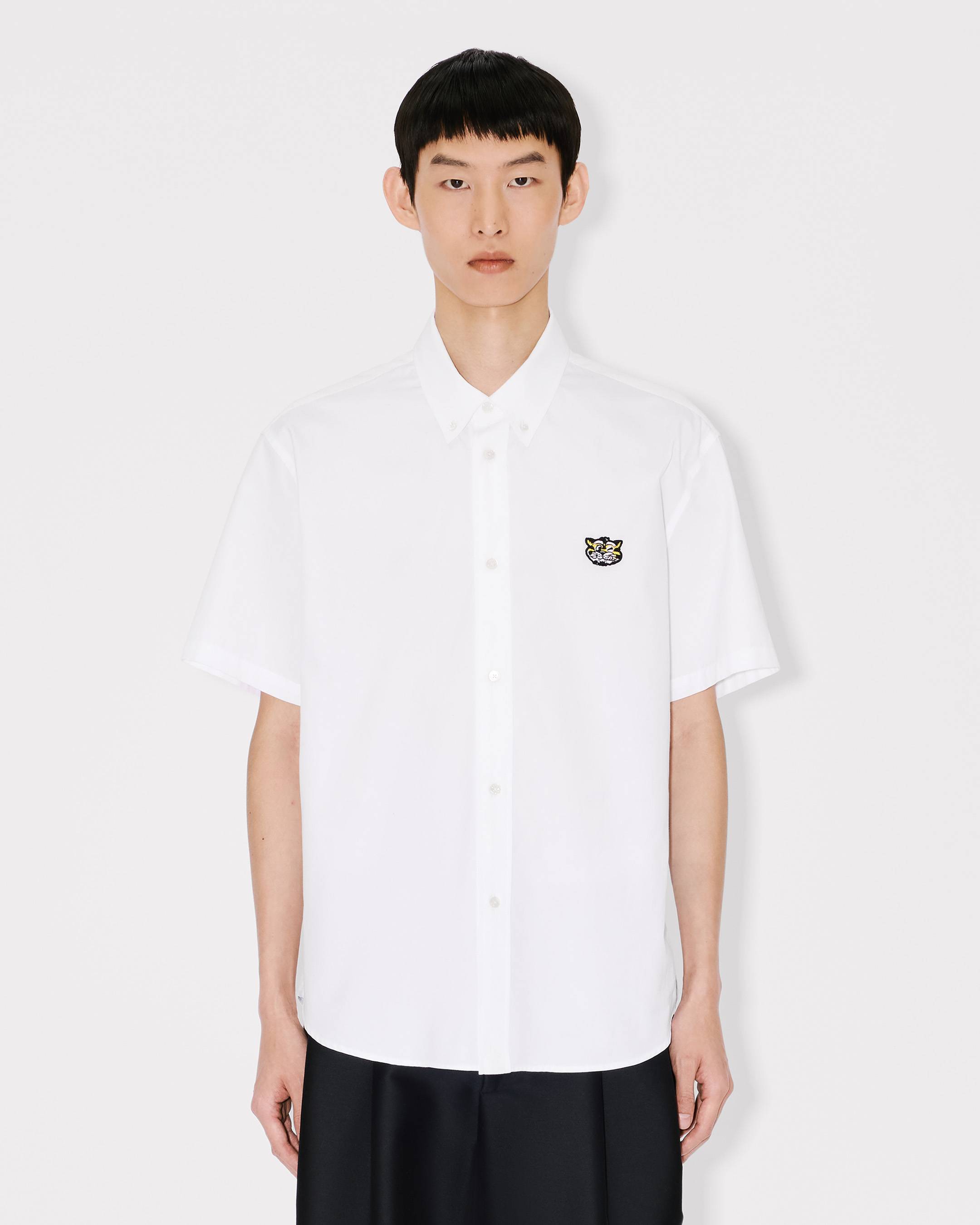 Kurz&auml;rmeliges Hemd &bdquo;KENZO Wild Tiger&ldquo; aus Baumwollpopeline