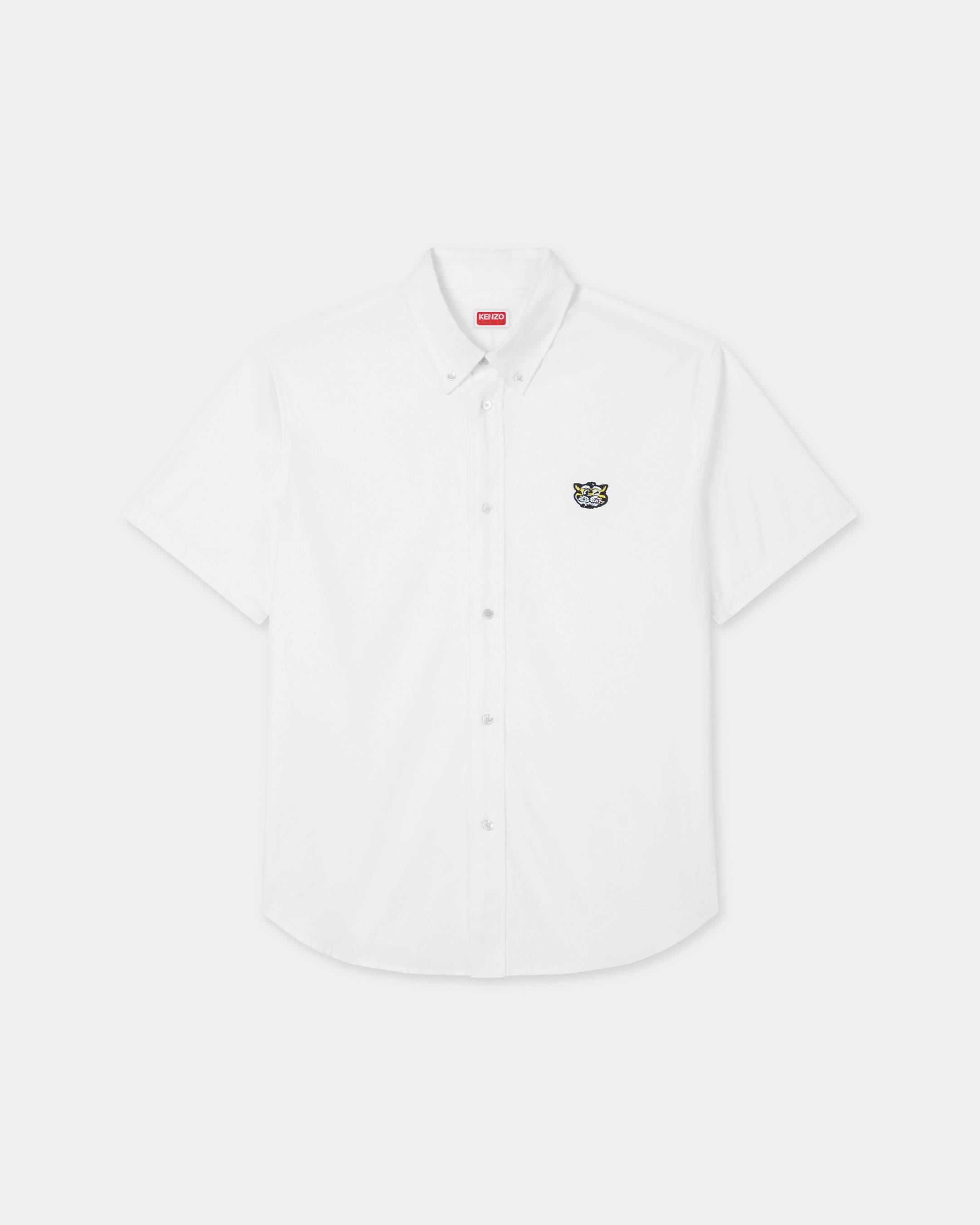 Kurz&auml;rmeliges Hemd &bdquo;KENZO Wild Tiger&ldquo; aus Baumwollpopeline