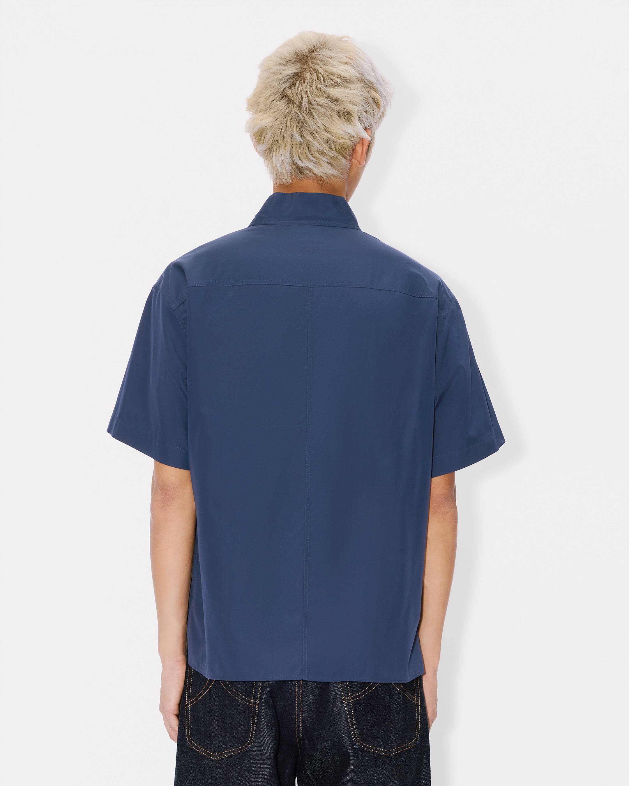 Kimono short sleeve shirt in cotton