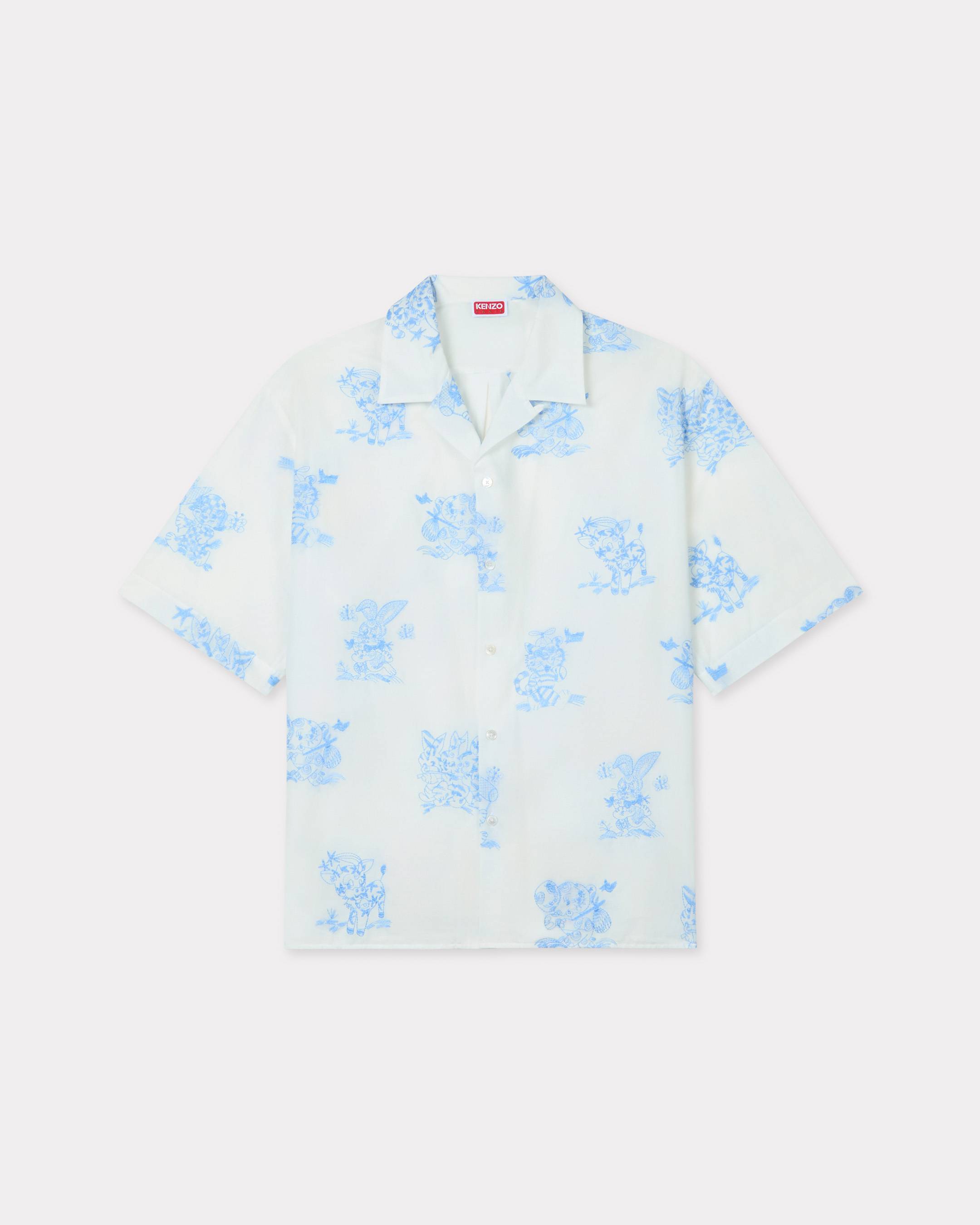 Kurz&auml;rmeliges Hawaii-Hemd &bdquo;KENZO Cartoon&ldquo;