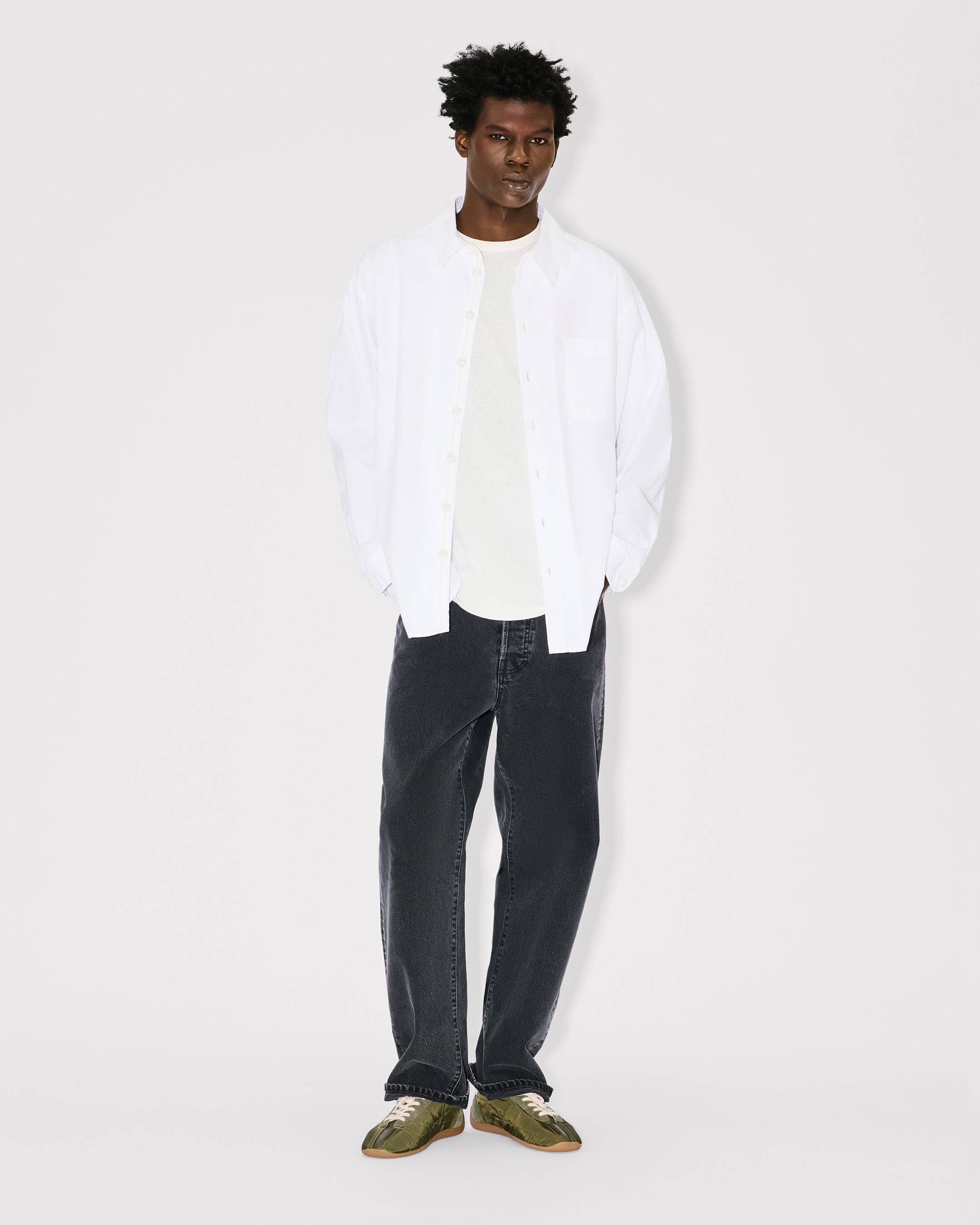 'Boke Flower 2.0' baseball shirt in cotton