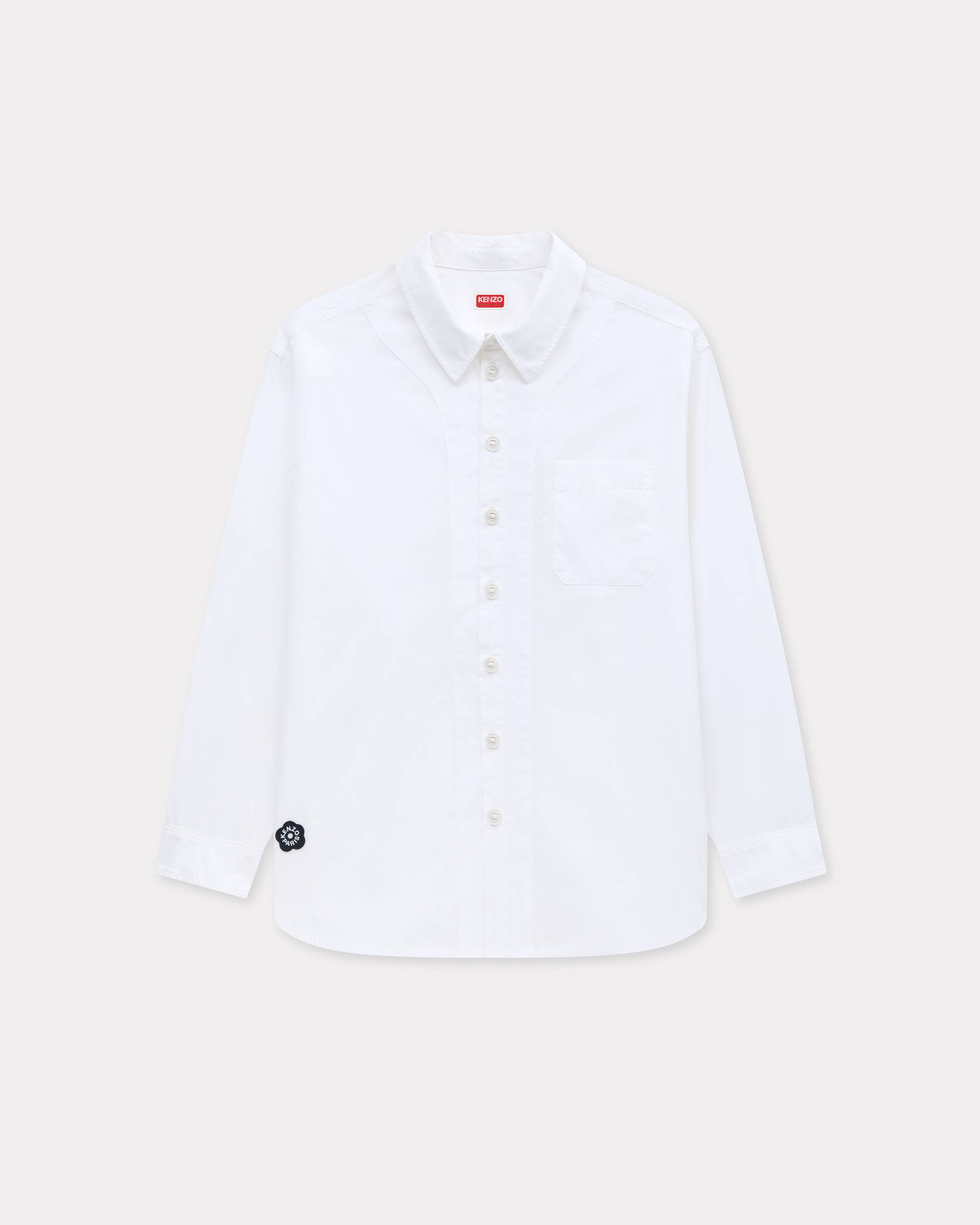 KENZO 'Boke Flower 2.0' Baseball Shirt , Man, White, Size M, Cotton