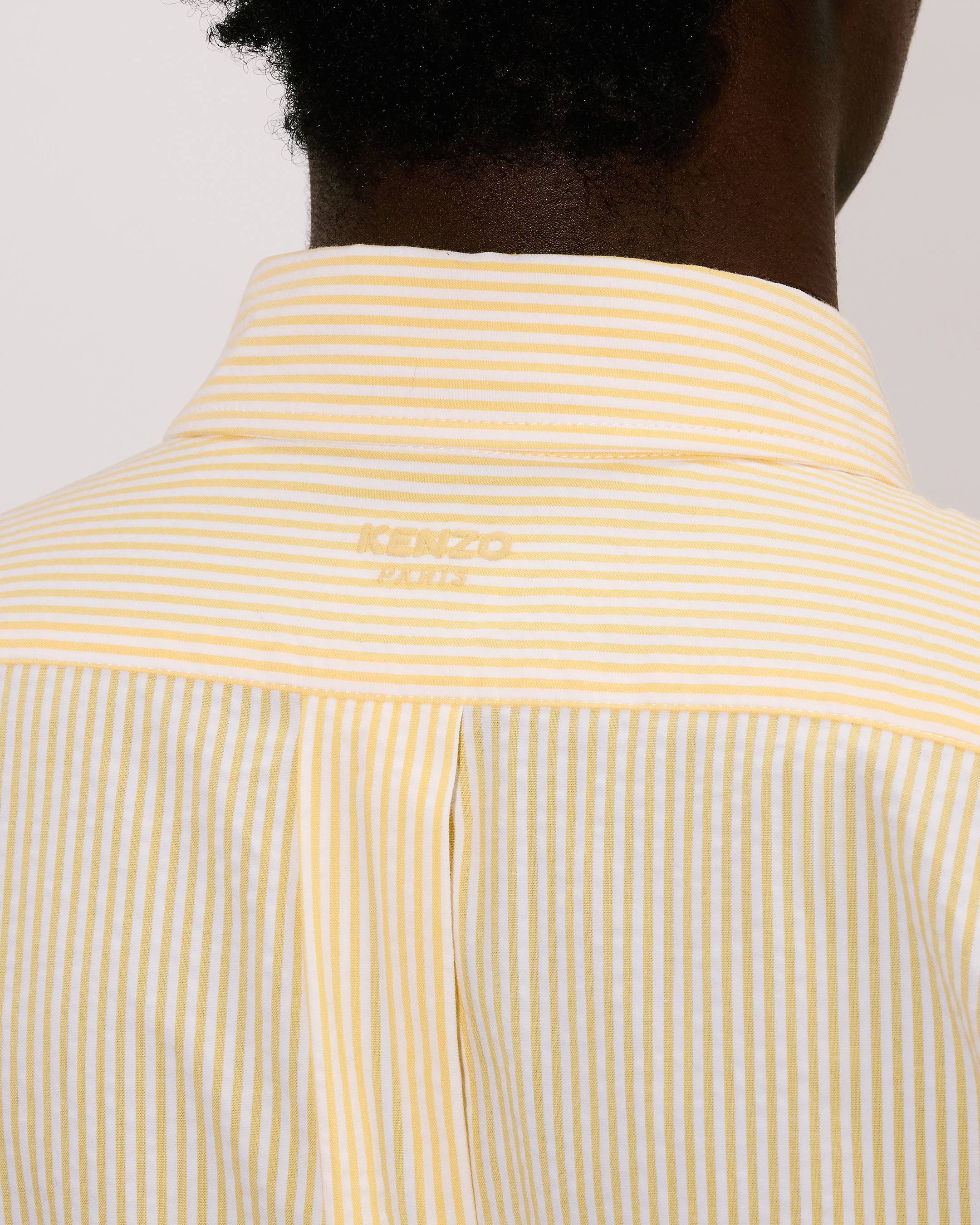 Camisa informal de seersucker y algod&oacute;n bordada 'Boke Flower'