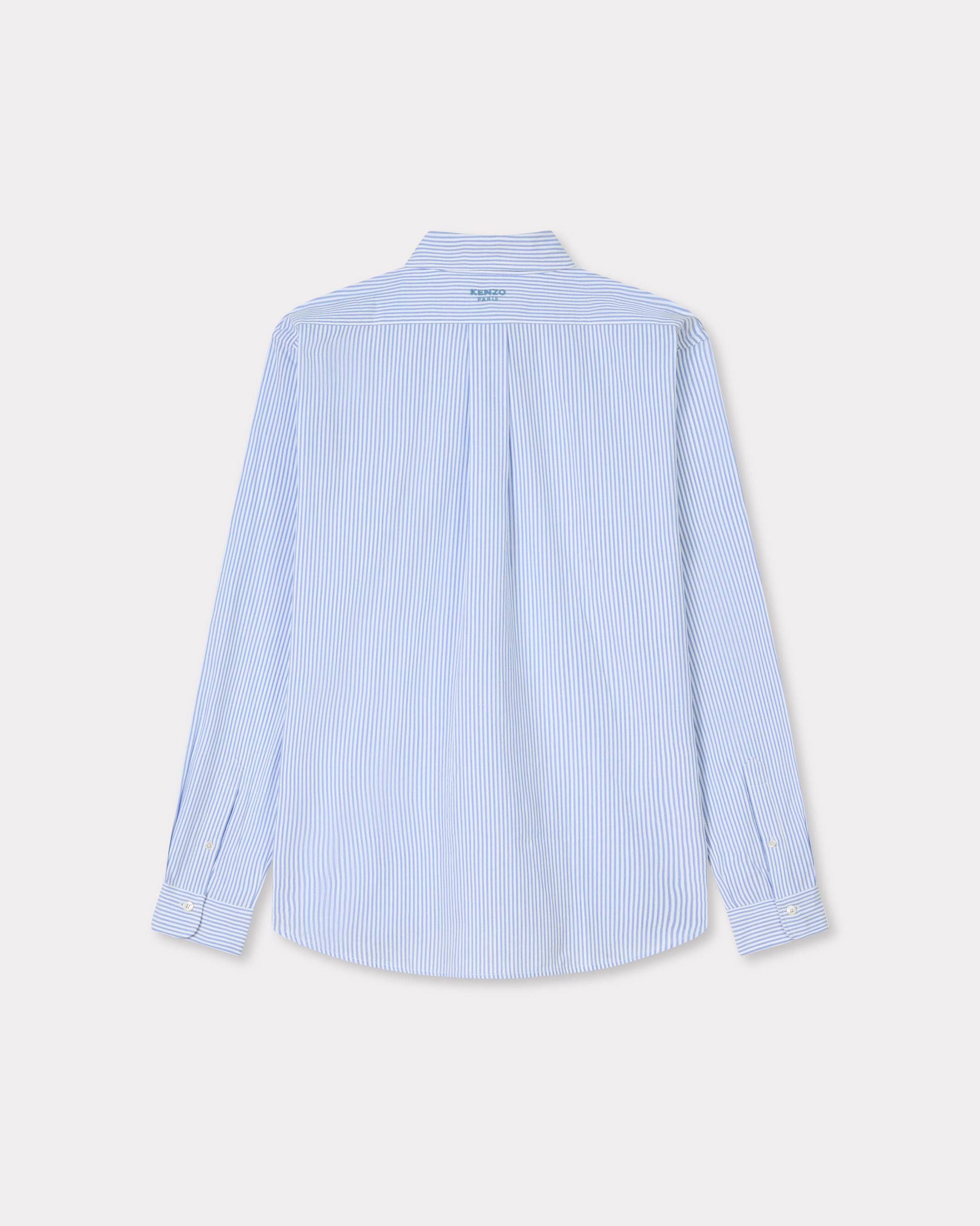 Camisa informal de seersucker y algod&oacute;n bordada 'Boke Flower'