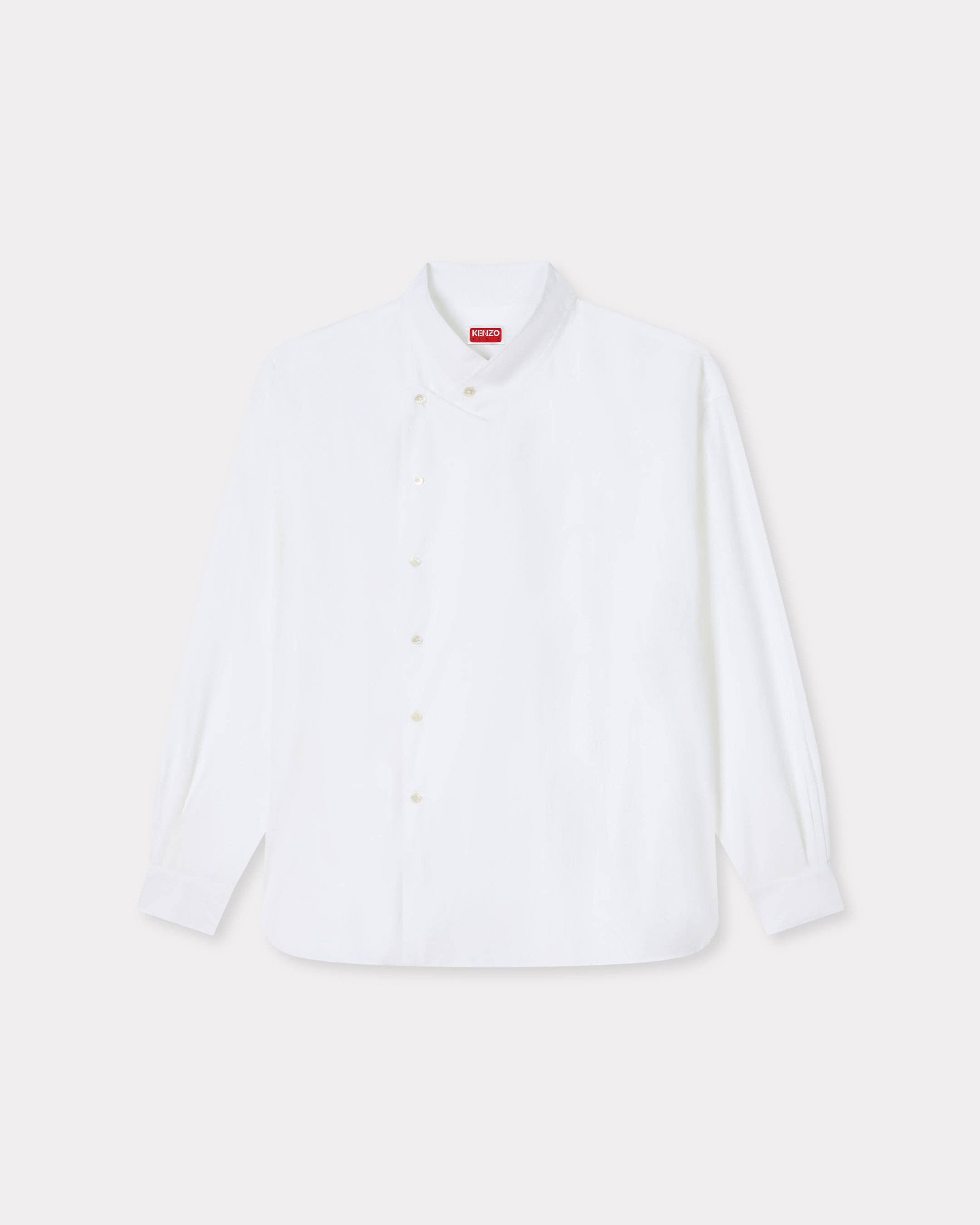 Double breasted shirt in cotton