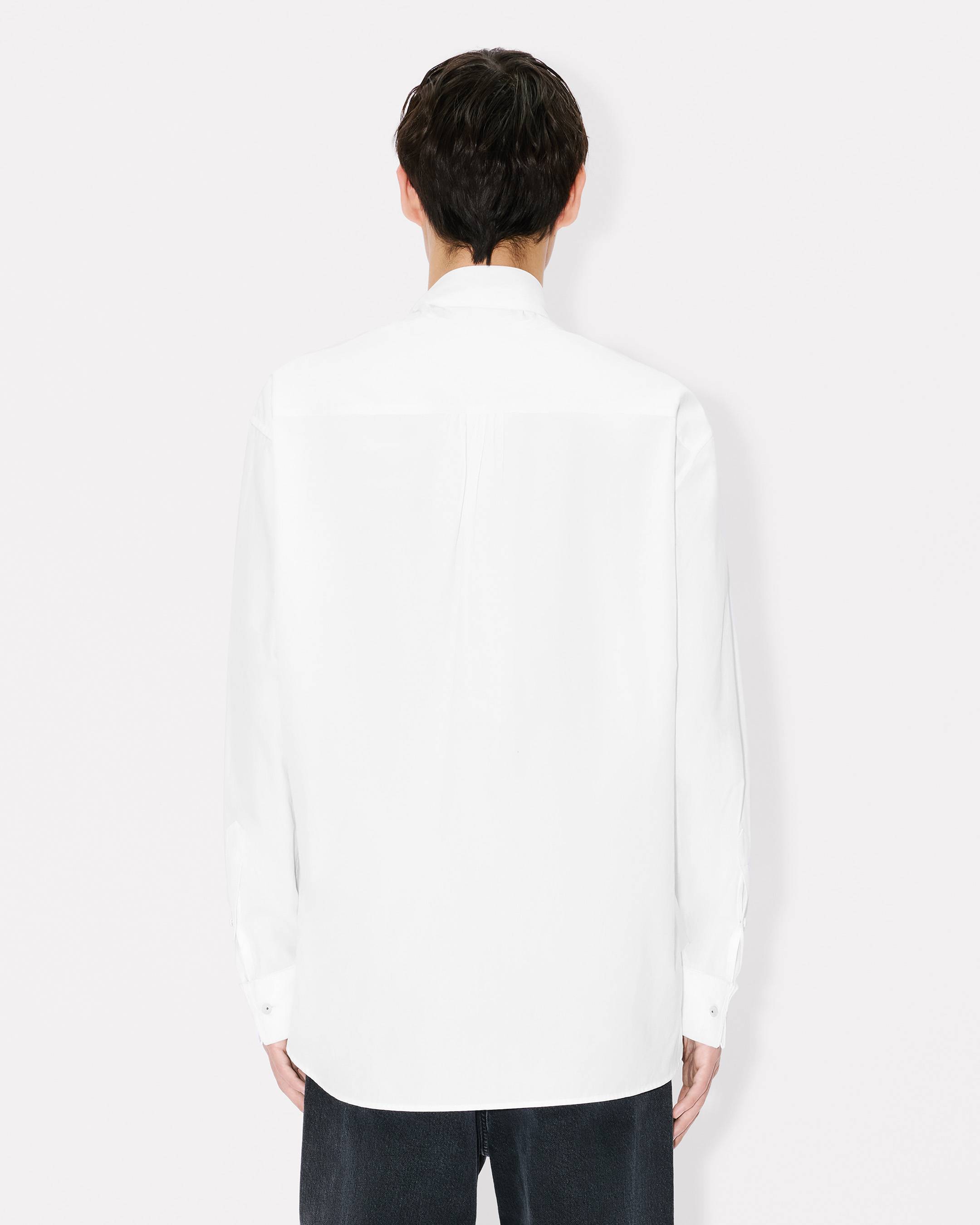 Camisa de algod&oacute;n con cuello lazo