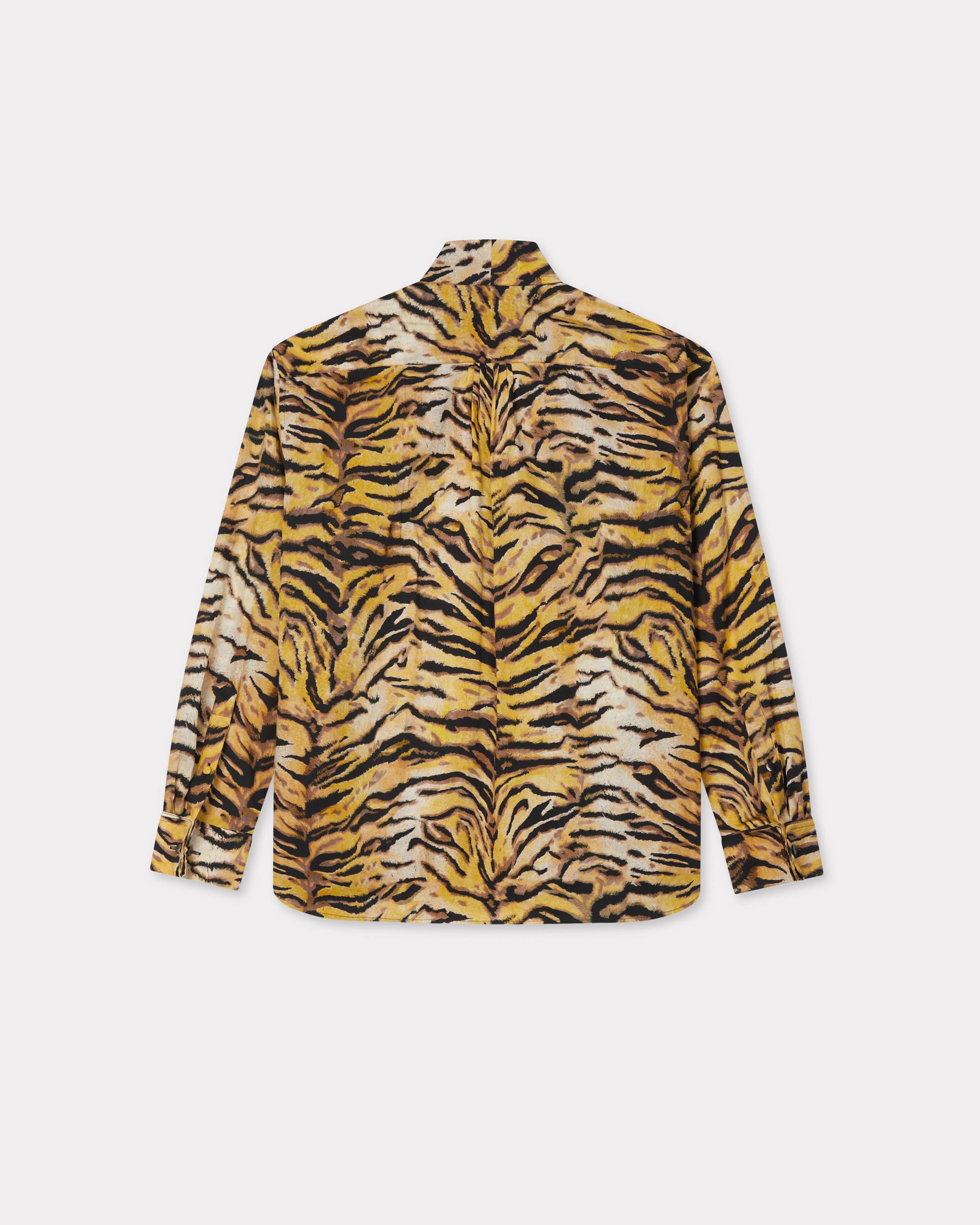 Camisa de algod&oacute;n con lazo 'KENZO Tiger'