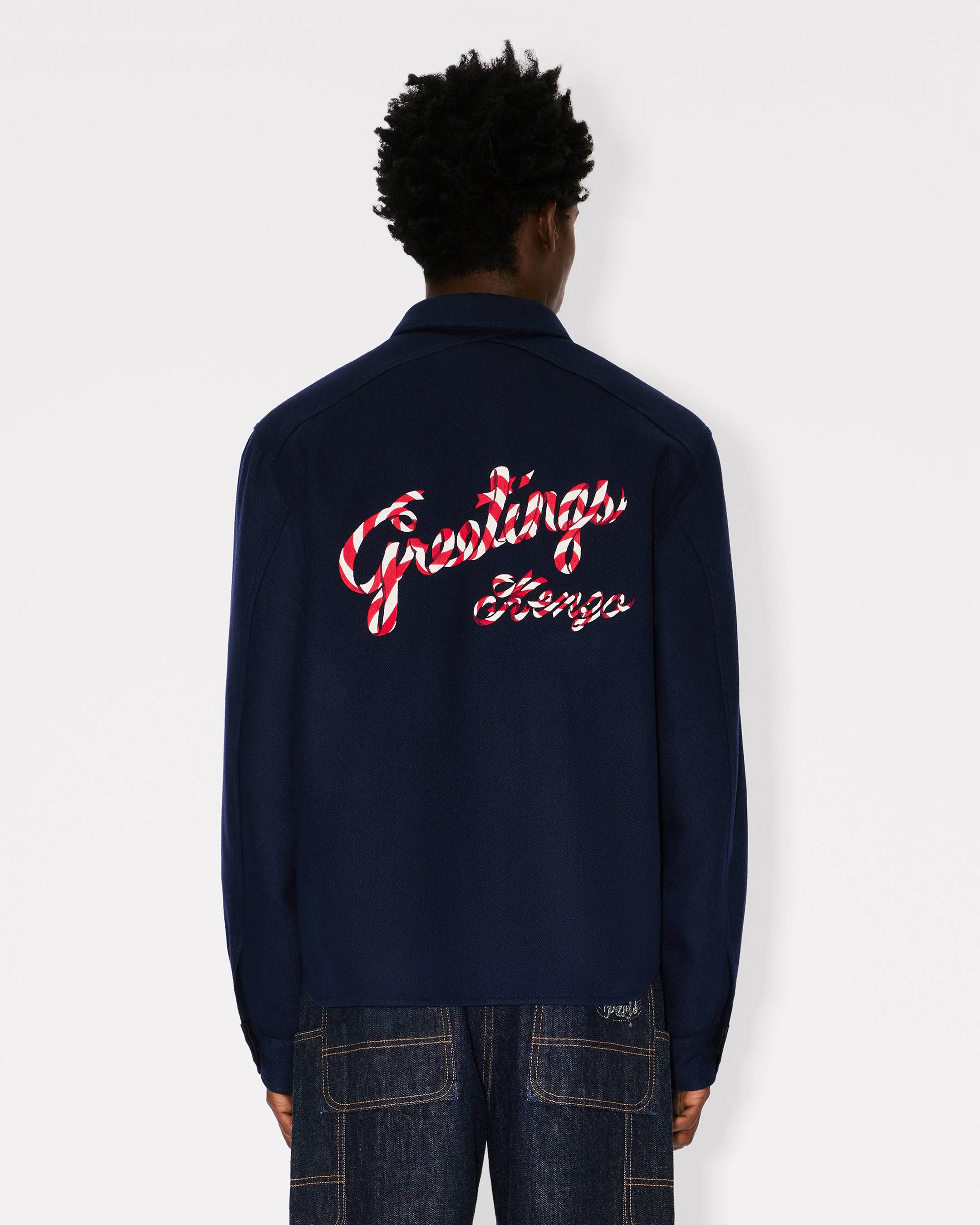 'KENZO Winter Holidays' overshirt in wool