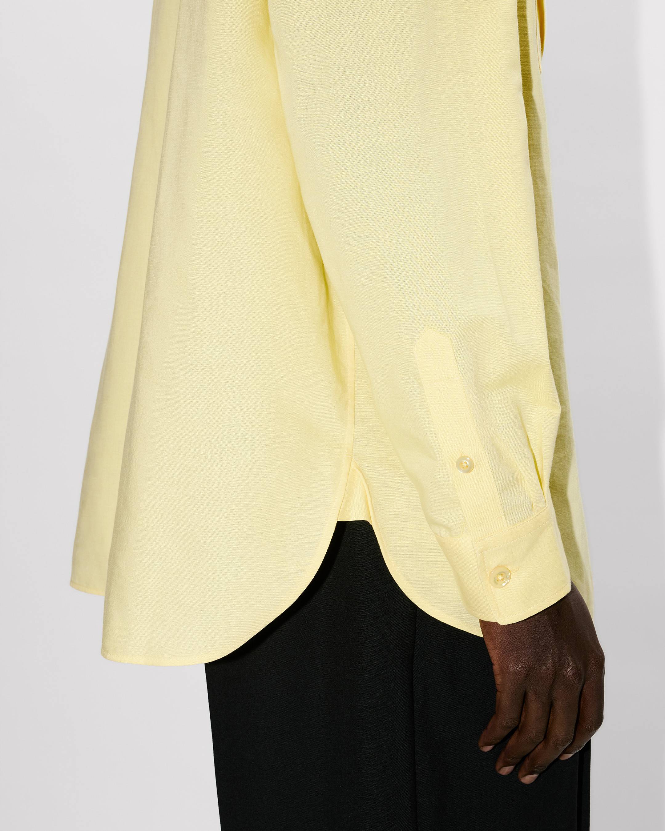 Cargo overshirt in cotton linen