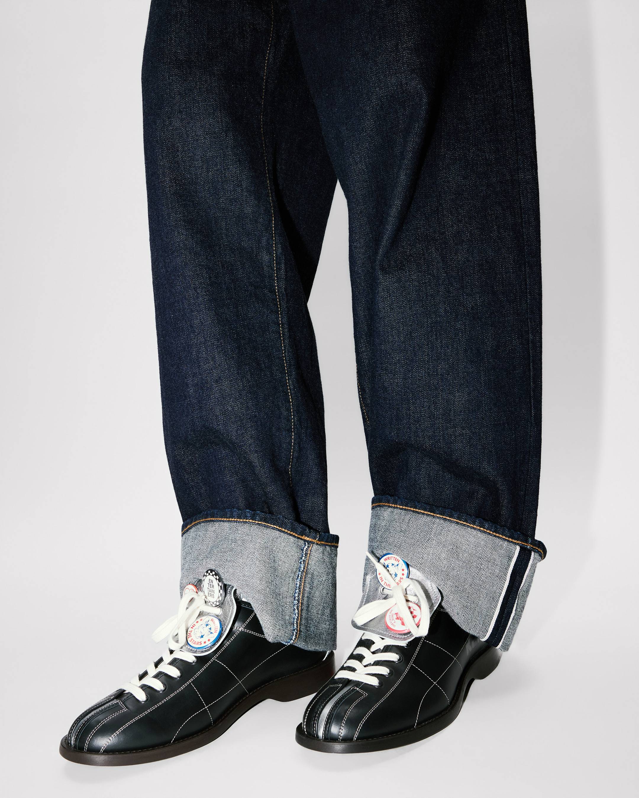 'KENZO Striker' bowling derbies in leather