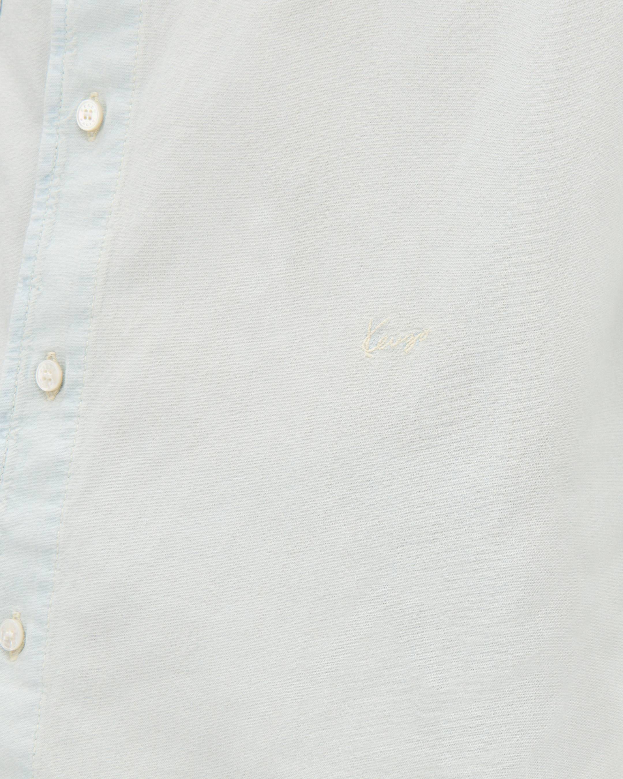 Workwear shirt in stone bleach chambray