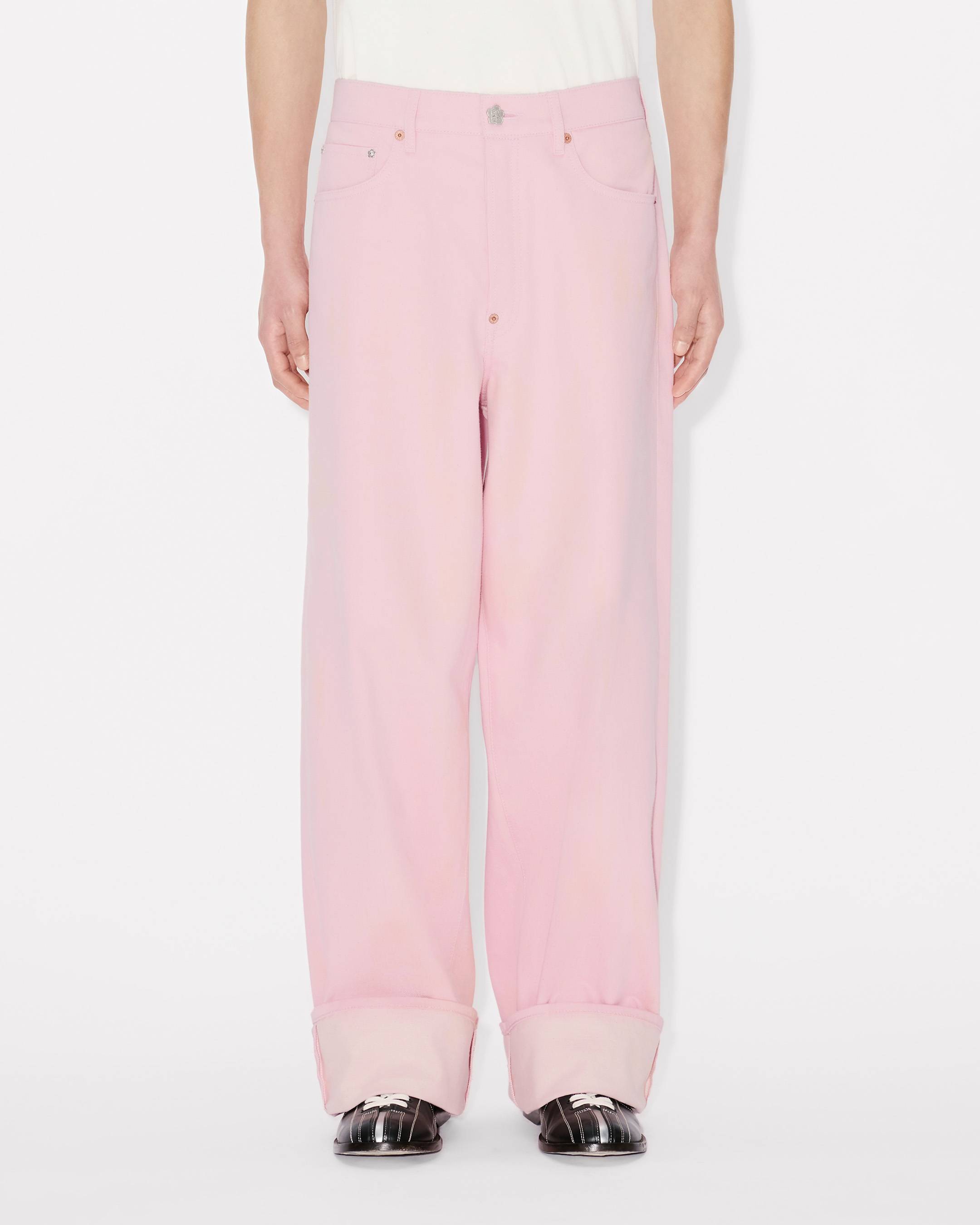 ターンアップワイド フィット ジーンズ イン ジャパニーズ デニム