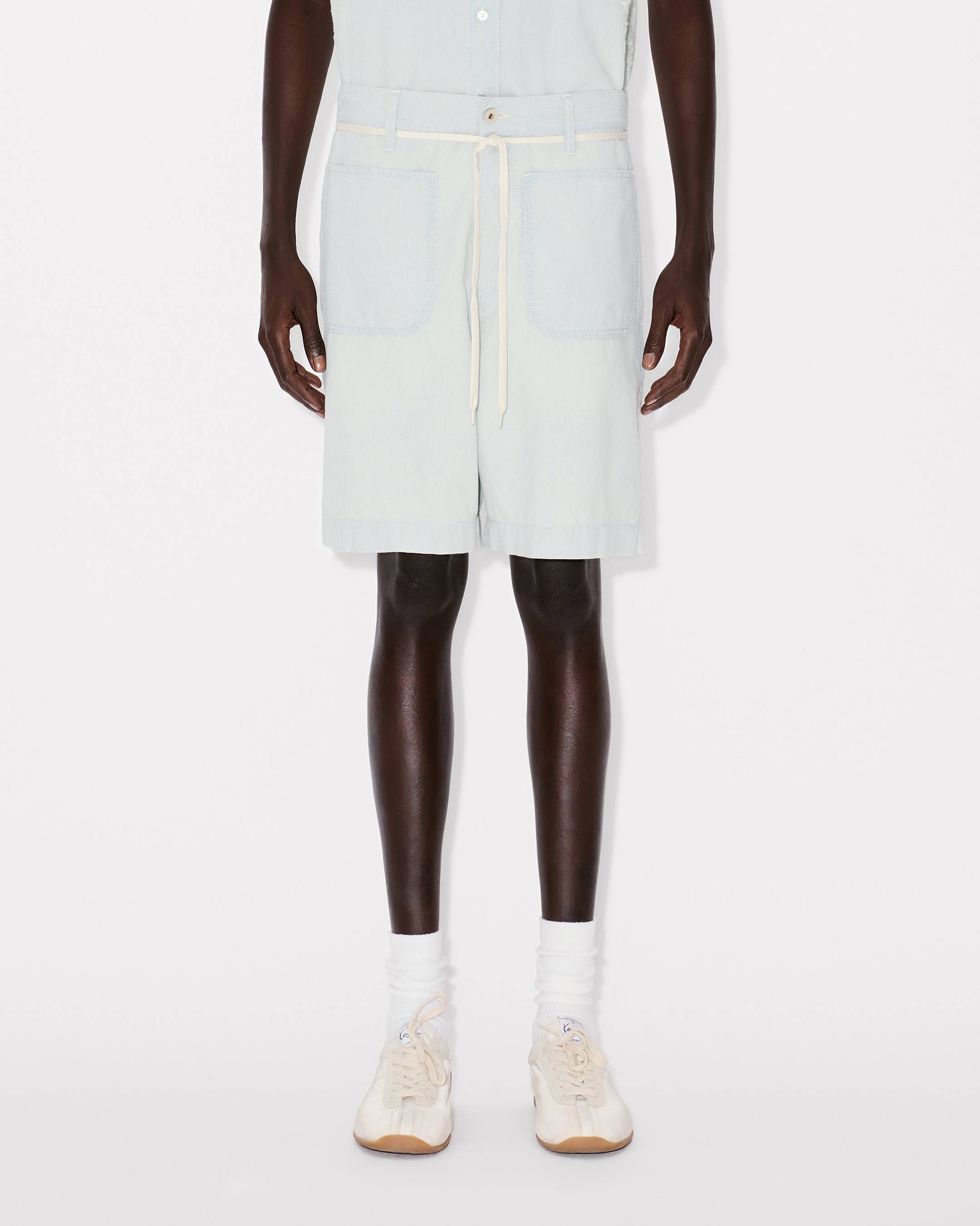 レース ストレート ショート イン ジャパニーズ デニム