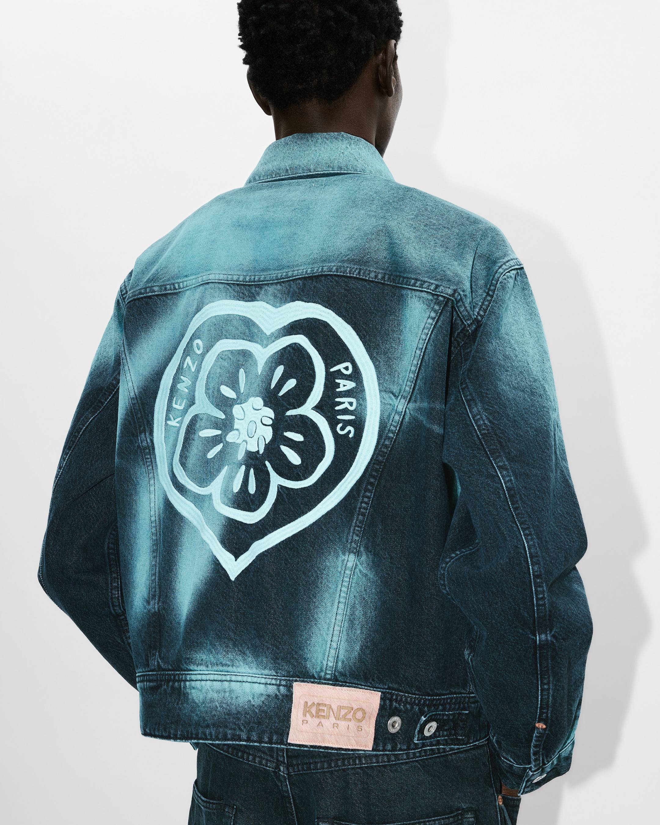 KENZO Boke Heart' オーバーサイズ トラッカー ジャケット イン